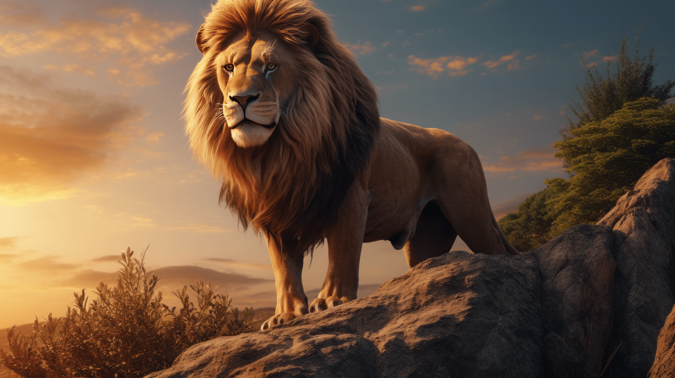 Animal Lion HD Wallpaper - lion