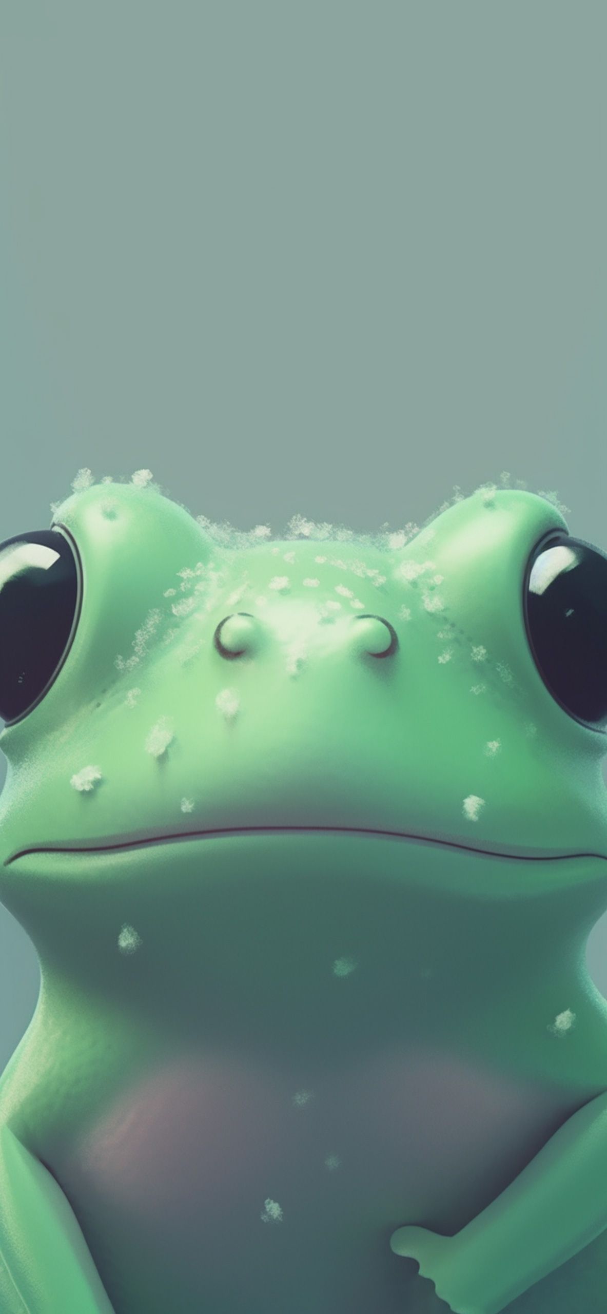 Green Frog Aesthetic Wallpaper Frog Wallpaper for iPhone