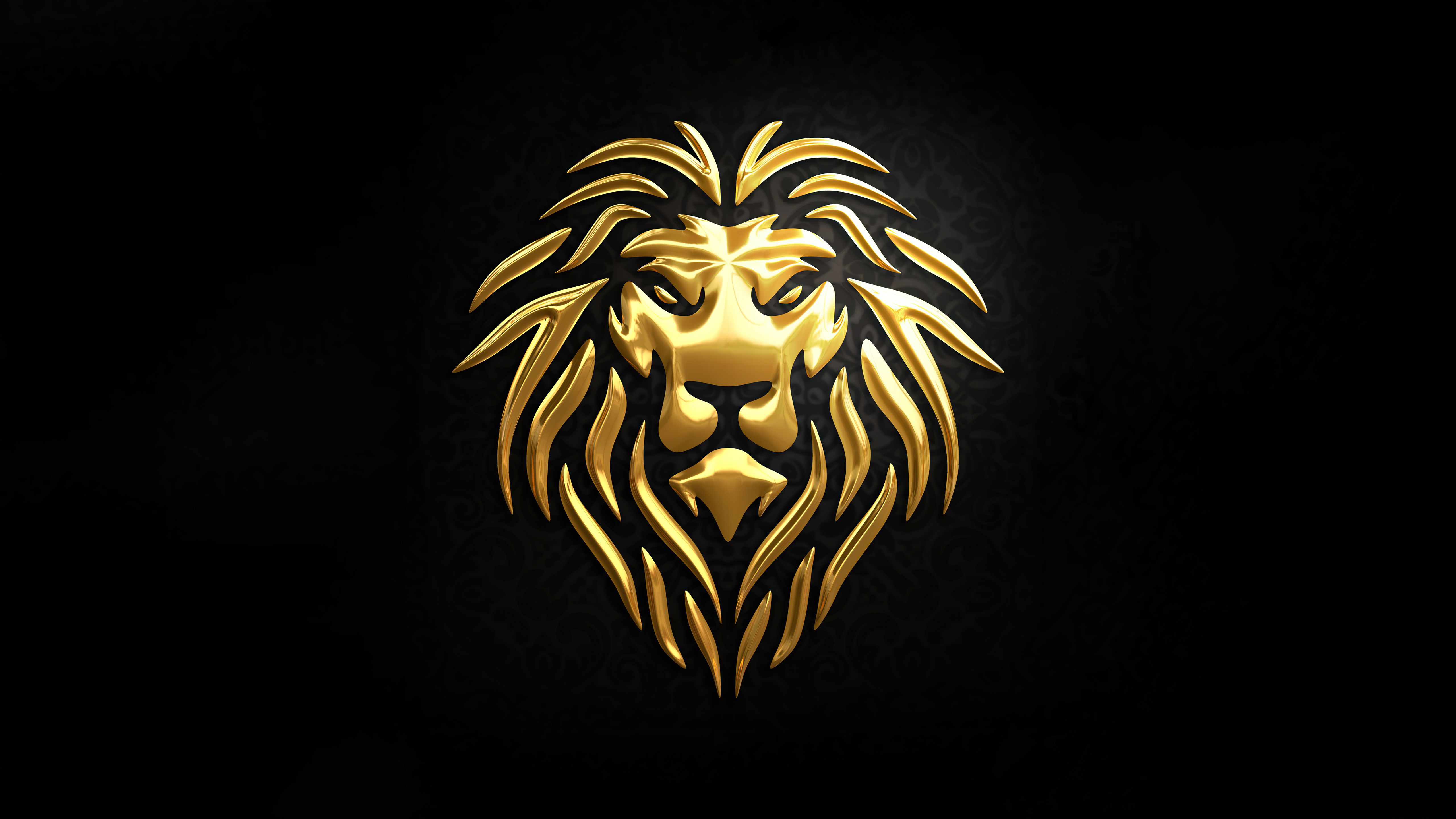 Gold Lion, HD Artist, 4k Wallpaper, Image, Background, Photo and Picture