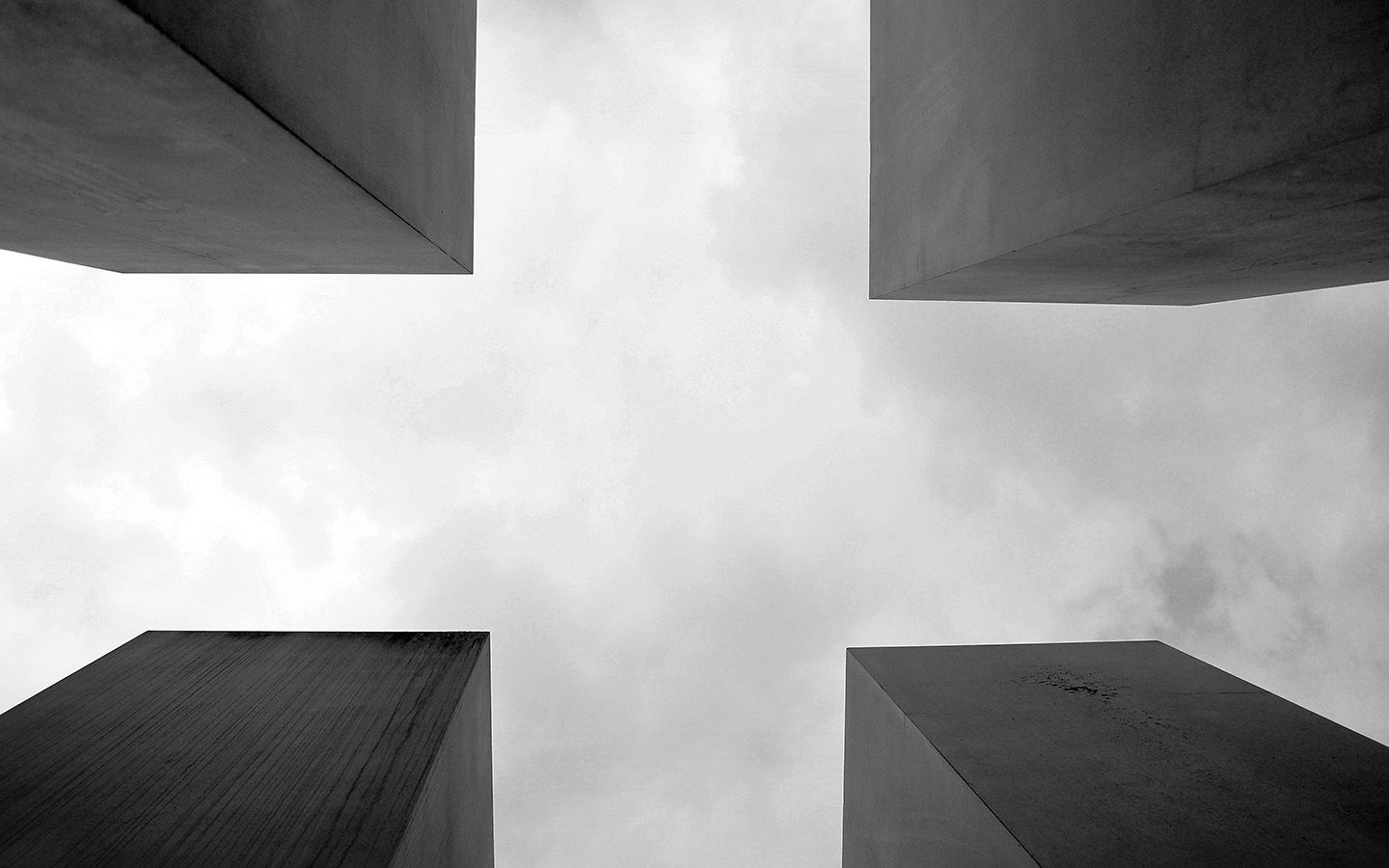 Architecture Building Minimal City Dark Bw Wallpaper