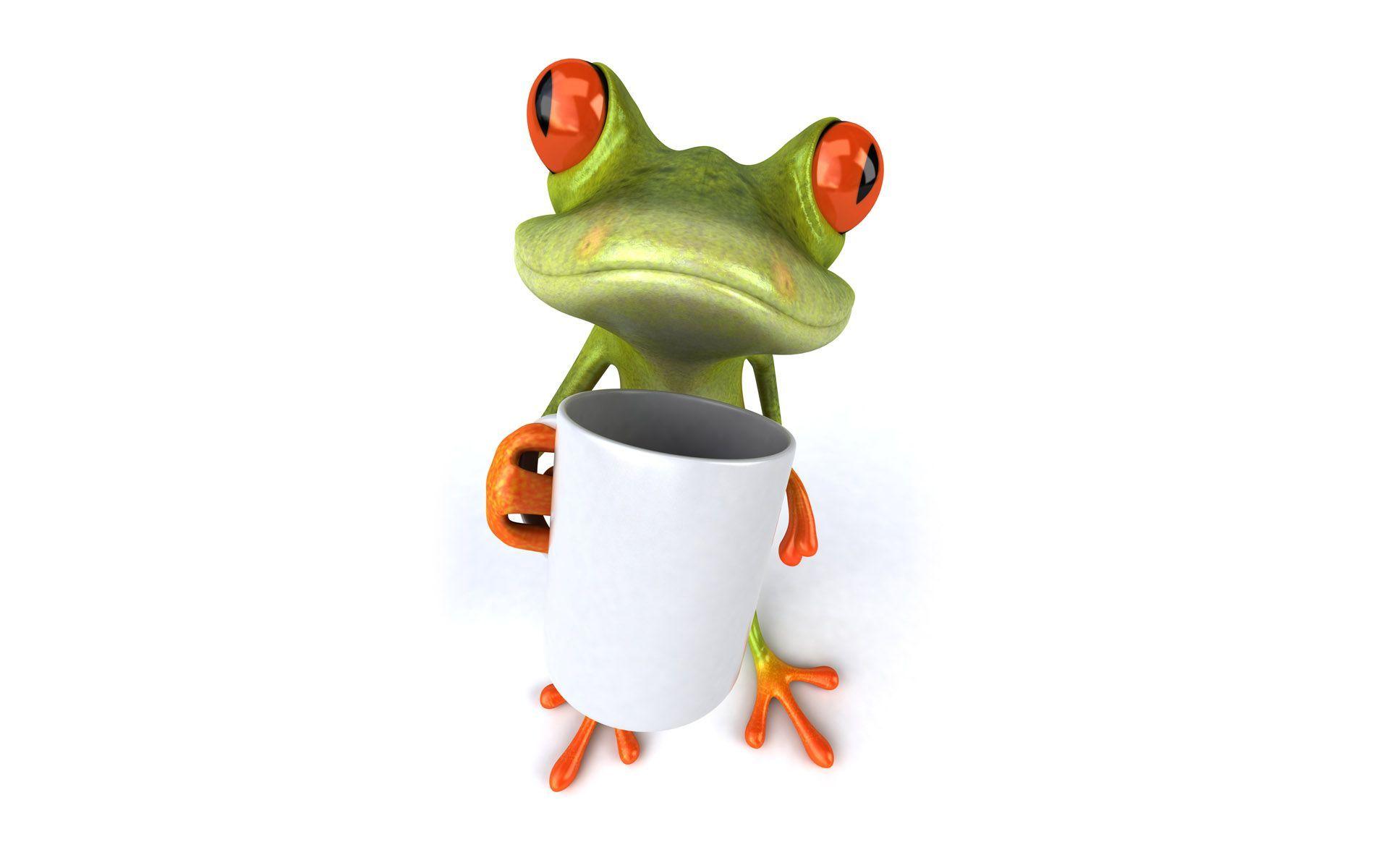 Funny Frog Wallpaper