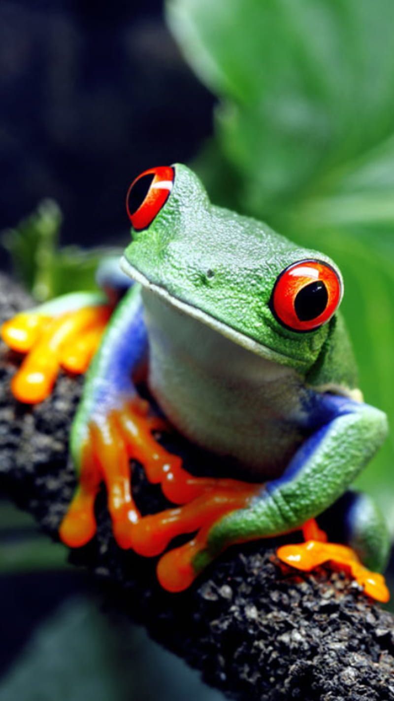 HD cute frog wallpaper