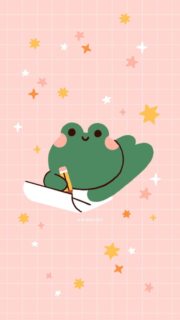 Nini on Twitter. Frog wallpaper, Cute patterns wallpaper, Frog art