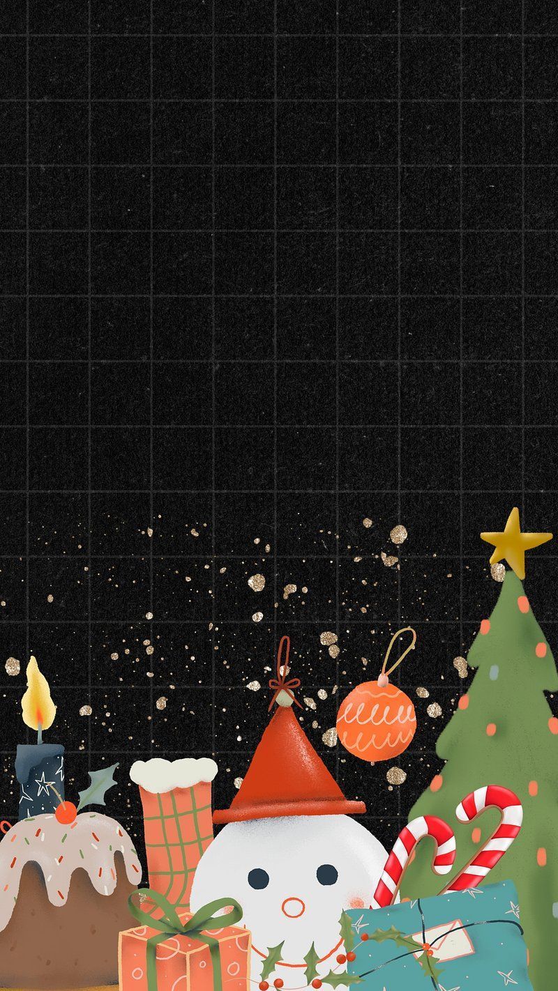 Christmas iPhone Wallpaper. Download Festive Holiday Mobile Phone Background