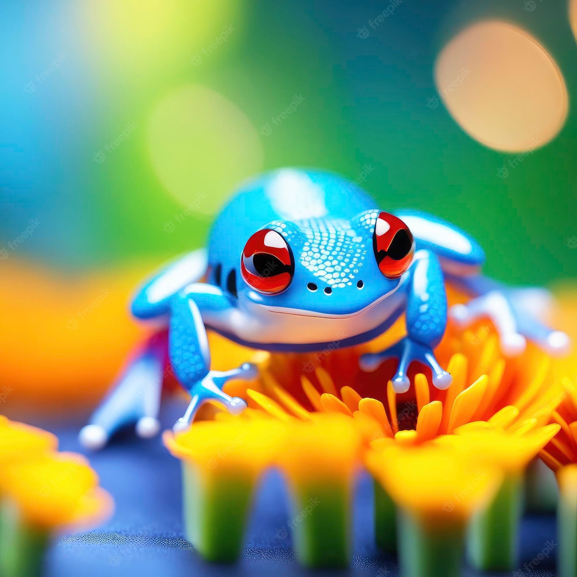 Cute Frog Wallpaper Image