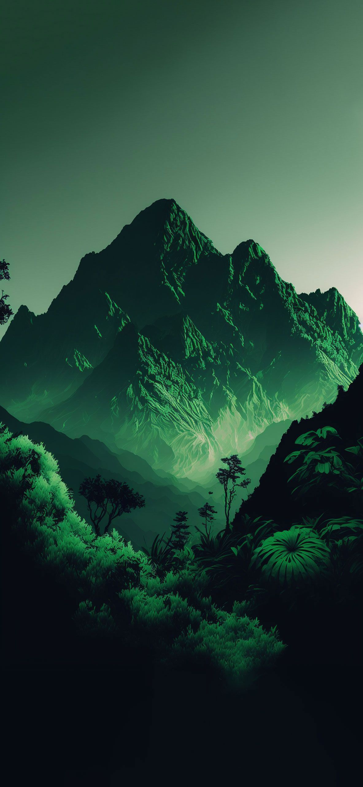 Mountains Aesthetic Green Wallpaper Aesthetic Wallpaper