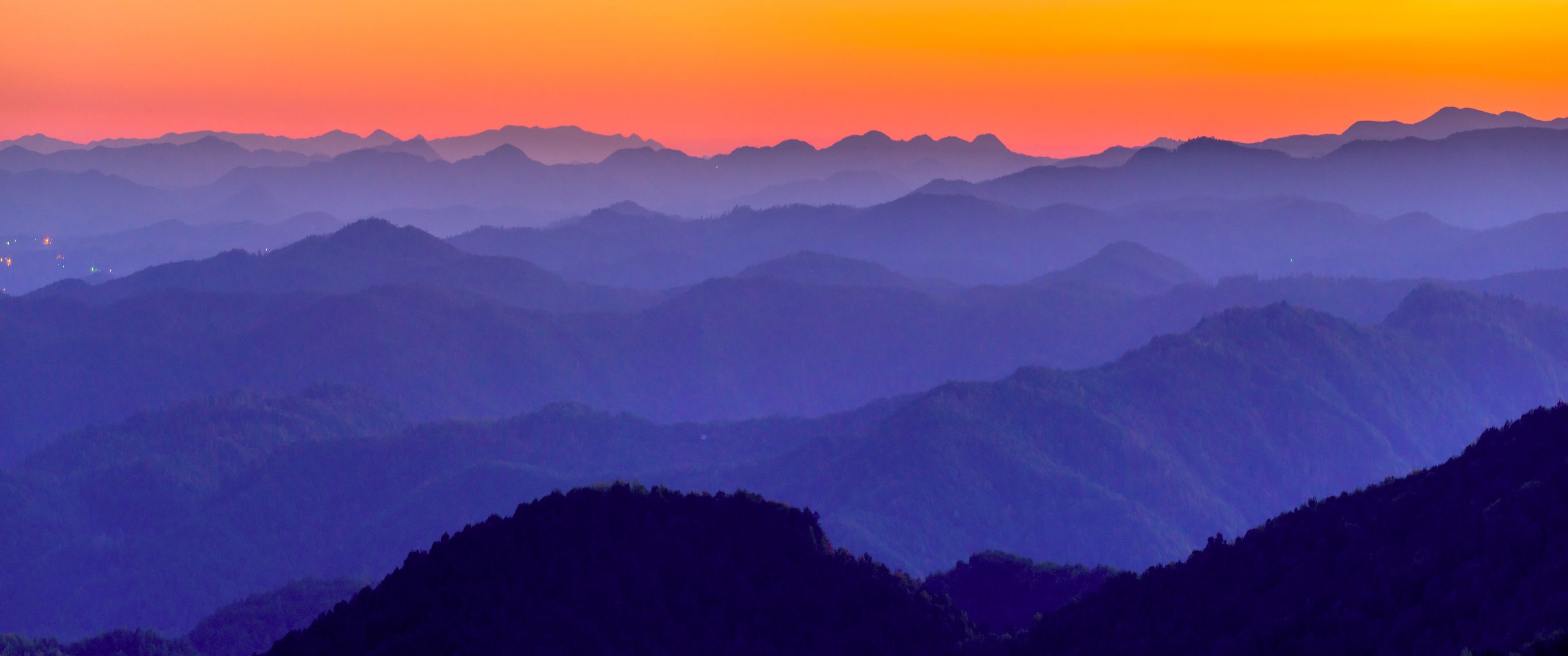 Blue Ridge Mountains Wallpaper 4K, United States of America