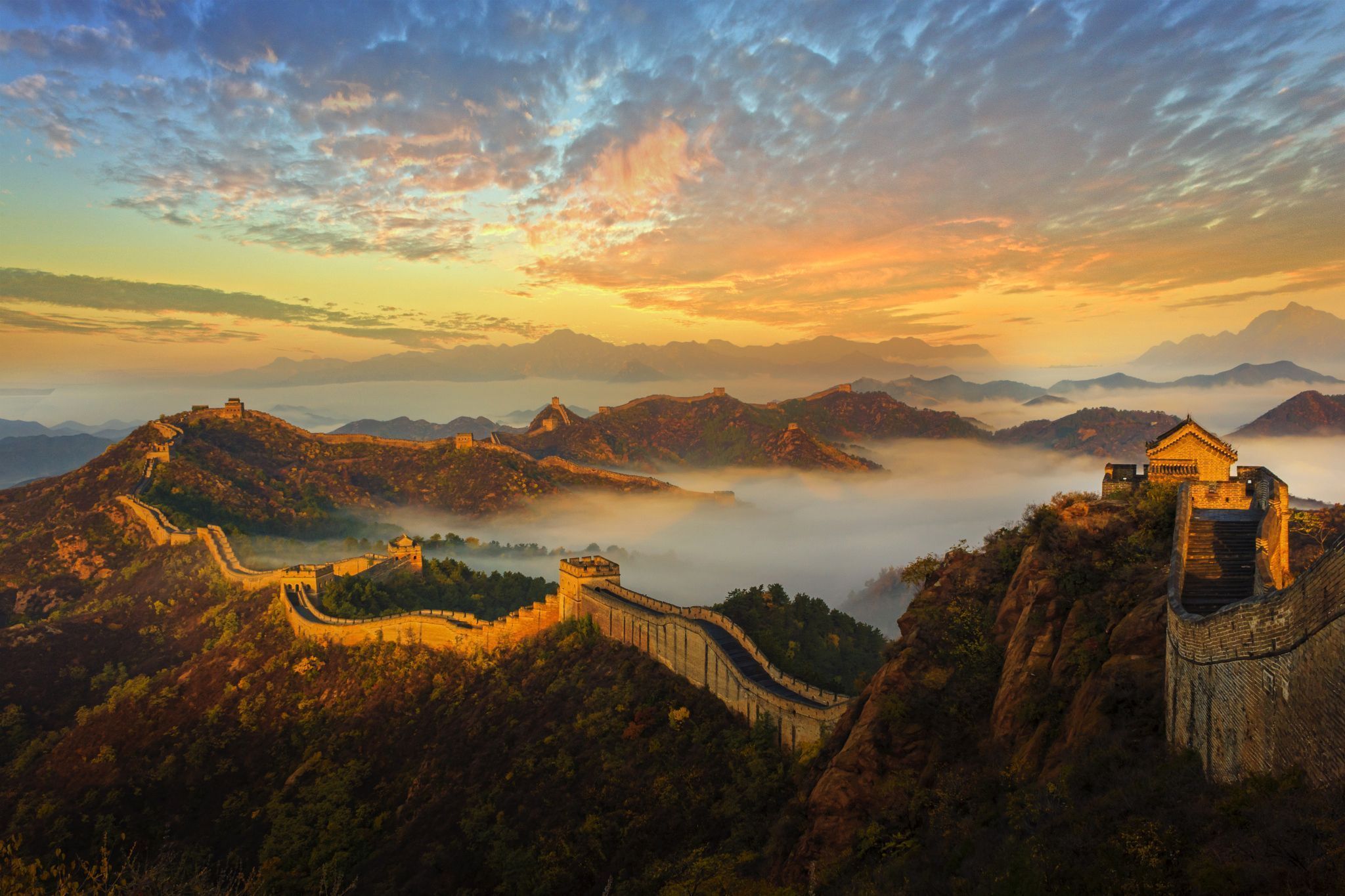 Great Wall of China HD Wallpaper and Background