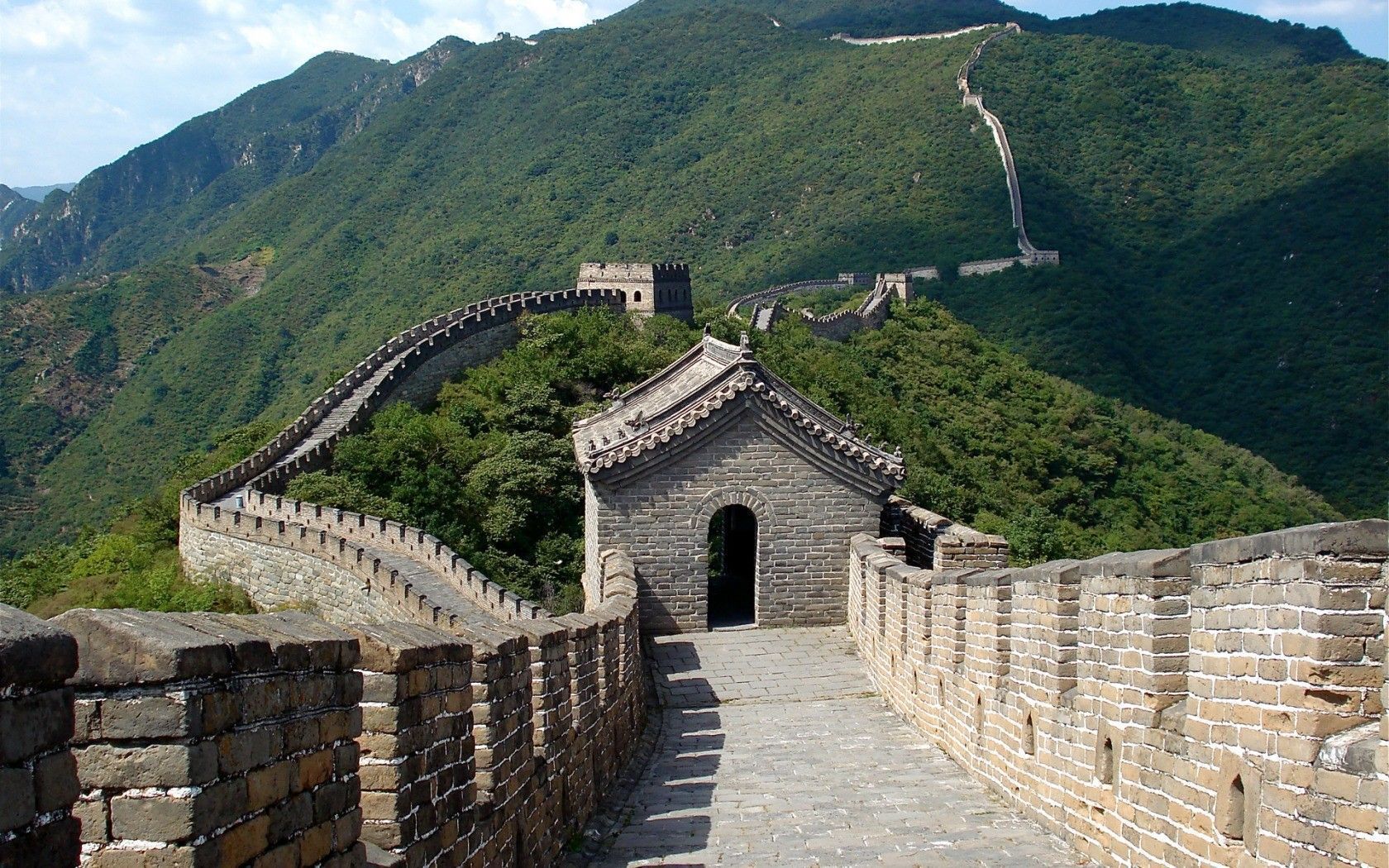 Landscapes China Great Wall of China wallpaperx1050