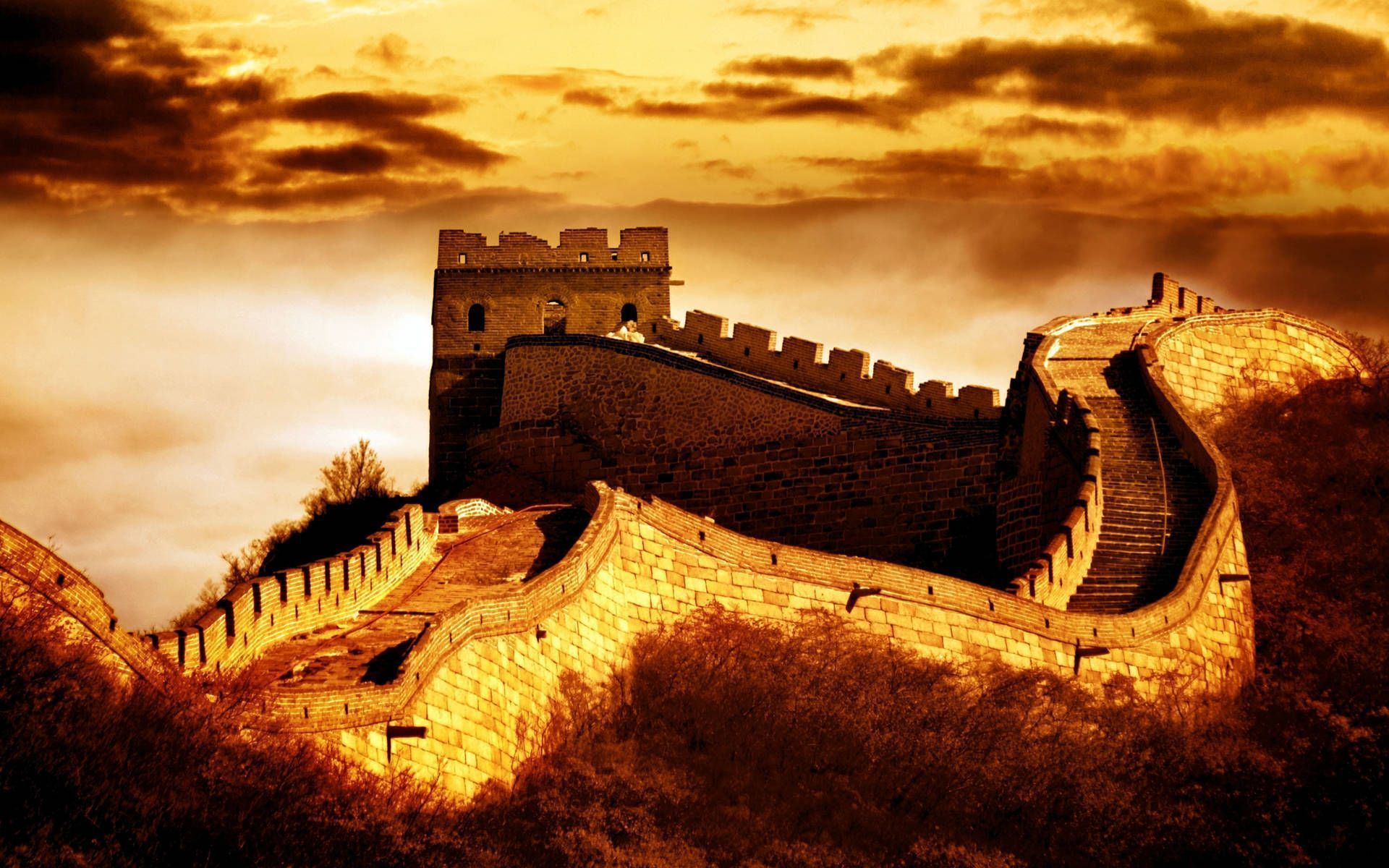 Download 2k Great Wall Of China Wallpaper