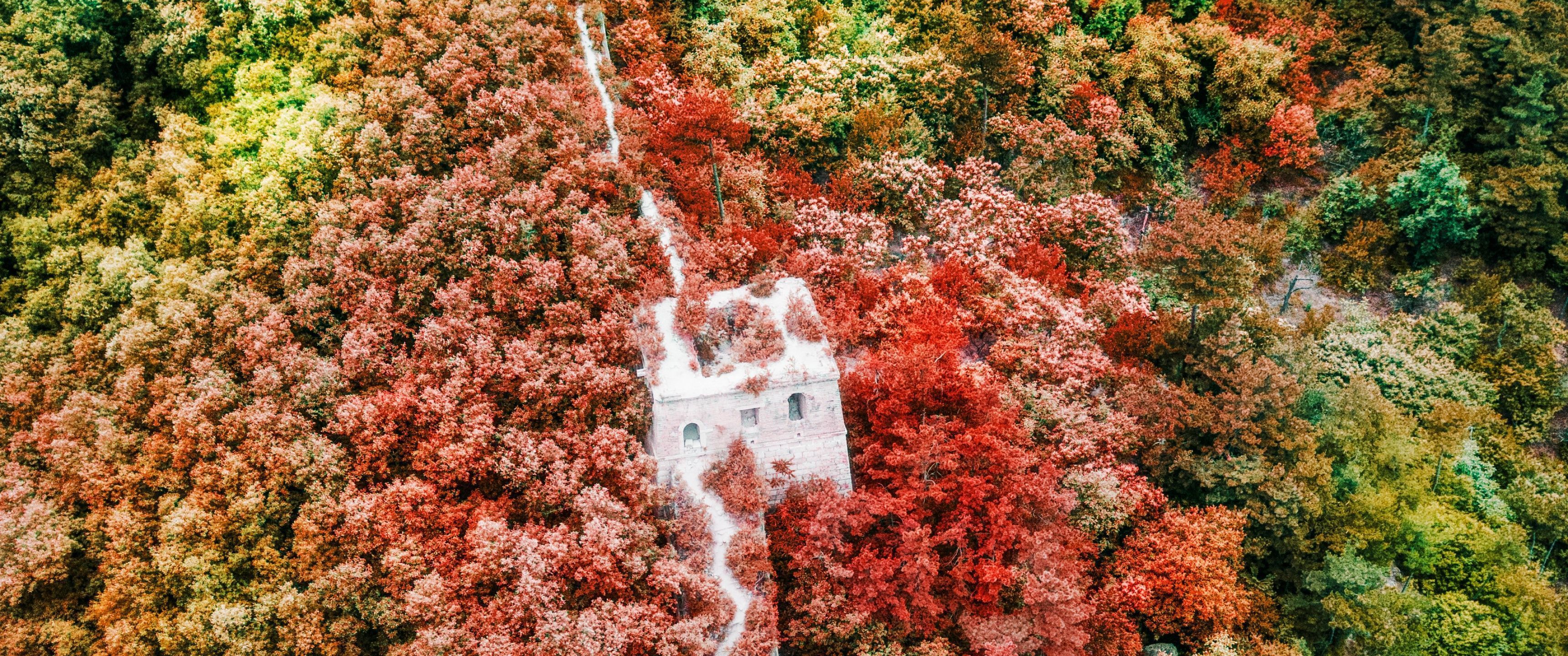 Great Wall of China Wallpaper 4K, Beijing, Aerial view, Beautiful