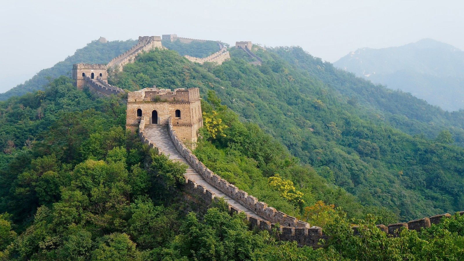 Landscape Of Great Wall of China HD Nature Wallpaper