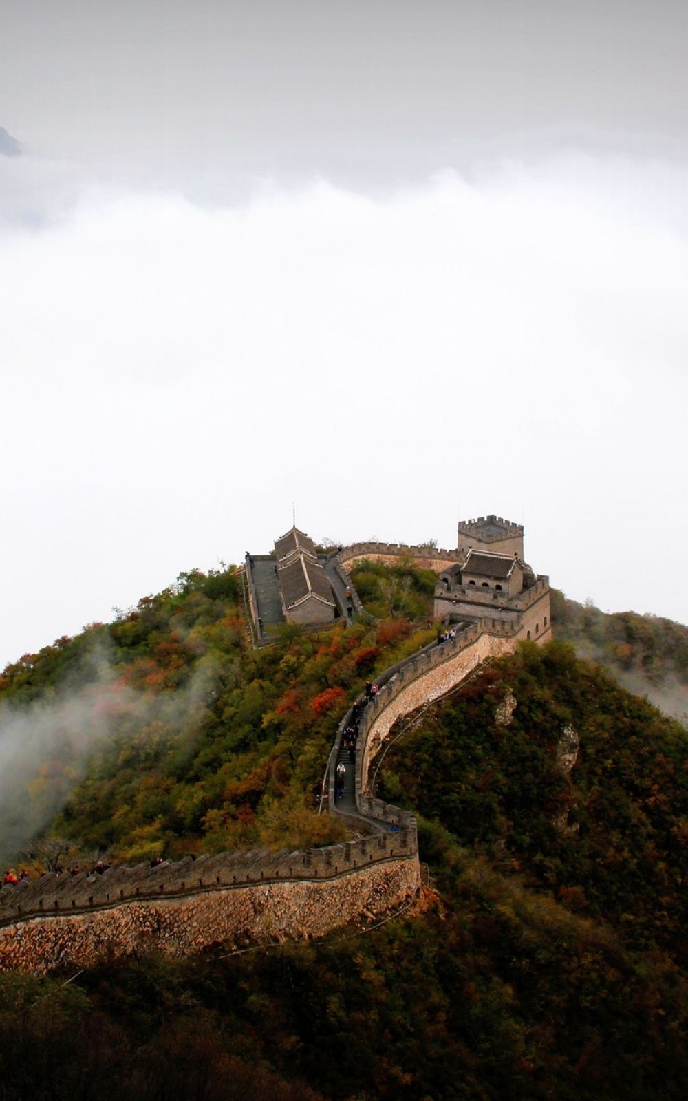 The Great Wall of China Sight View 4K Mobile Wallpaper