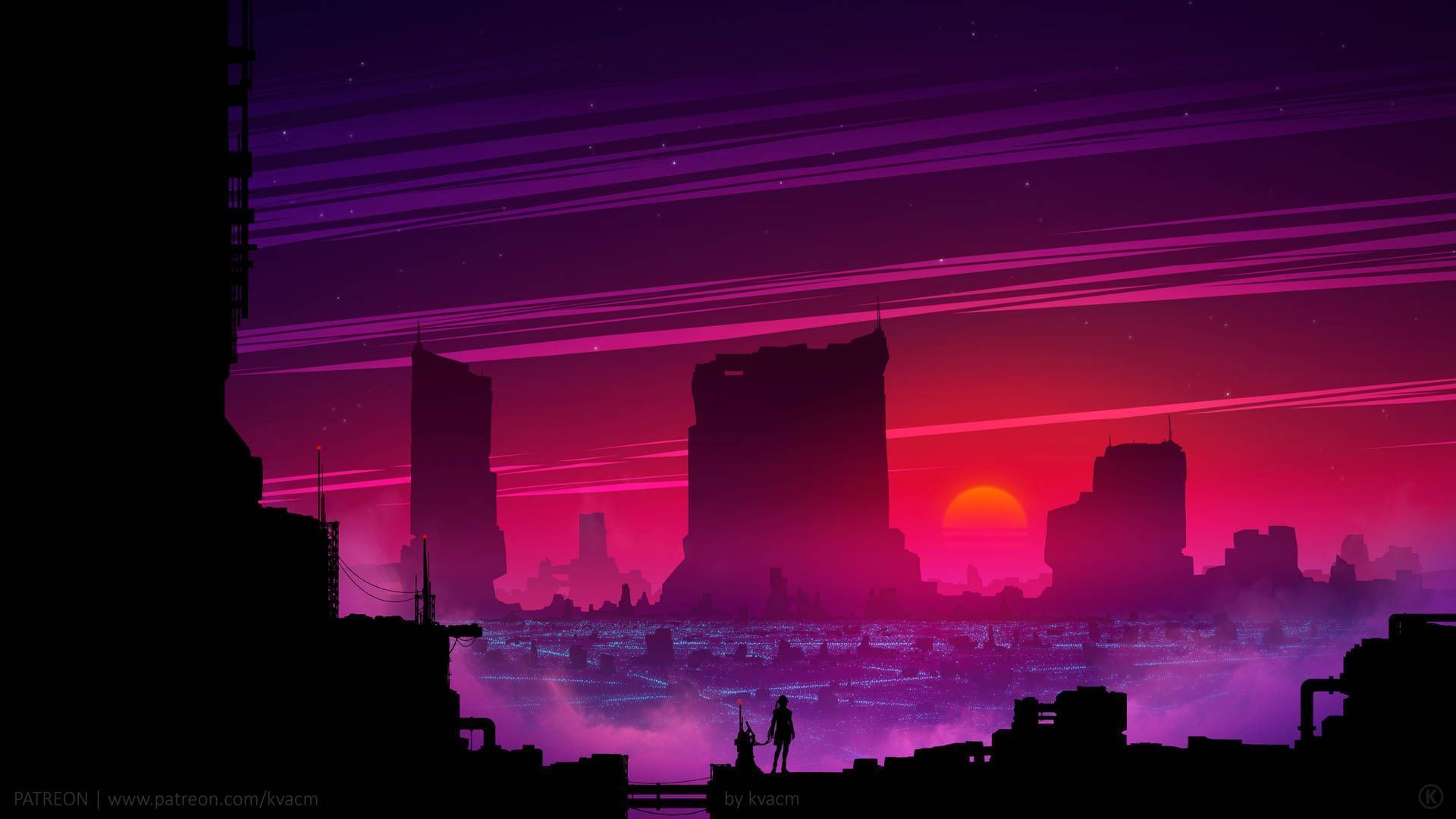 Download Synthwave Wallpaper - synthwave