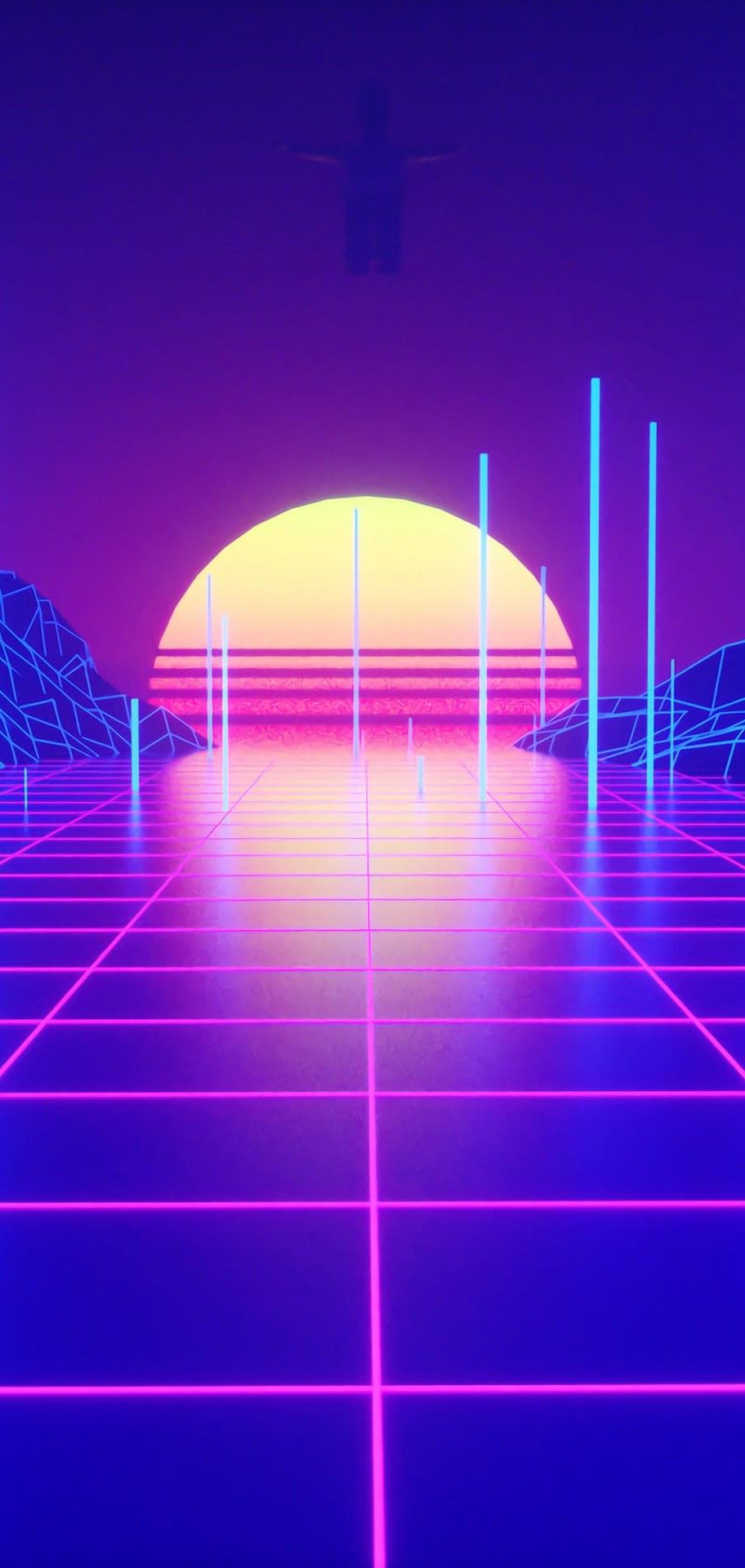 Best Synthwave iPhone Wallpaper - synthwave