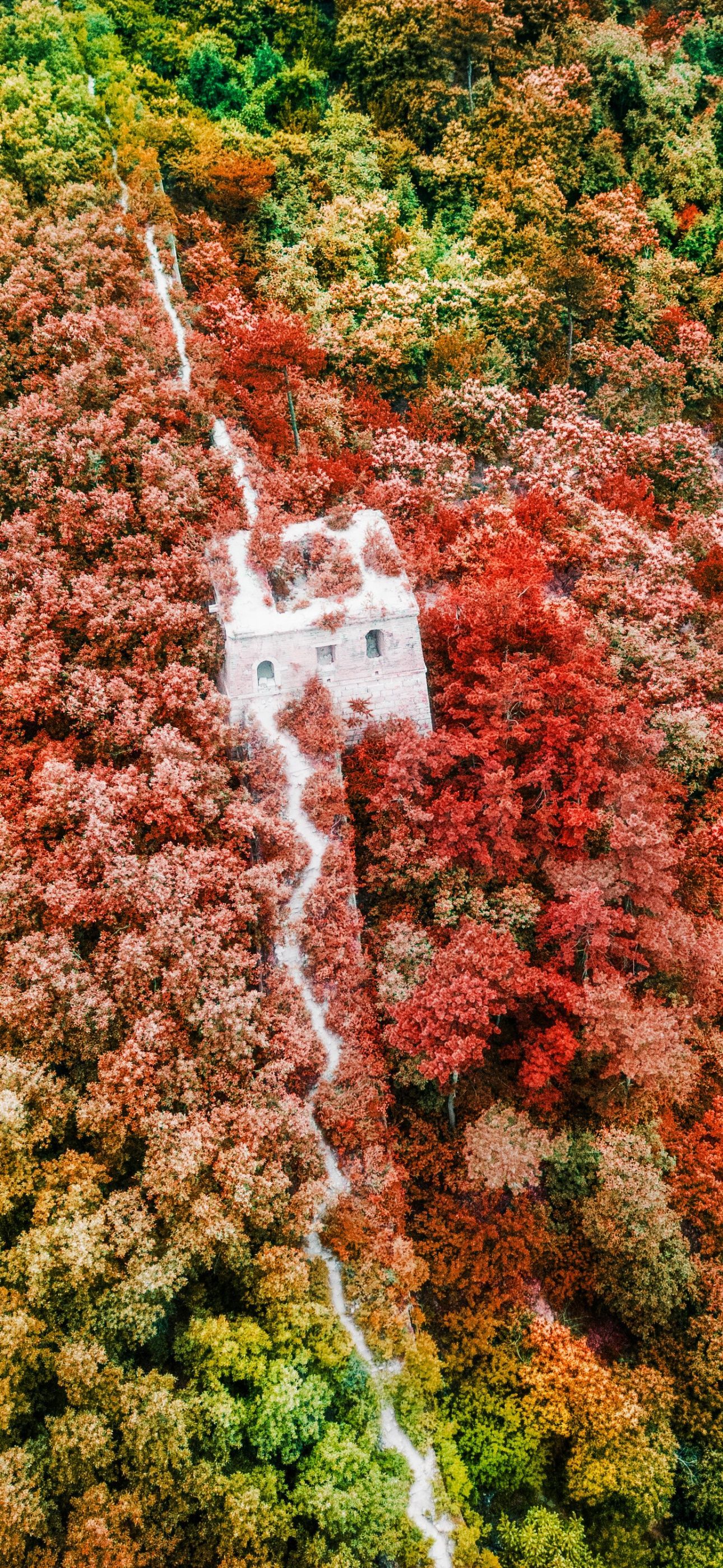 Great Wall of China Wallpaper 4K, Beijing, Aerial view, Beautiful