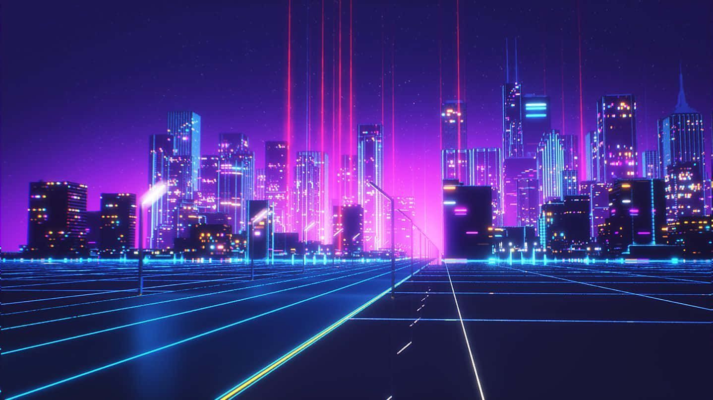 Synthwave City Wallpaper - synthwave