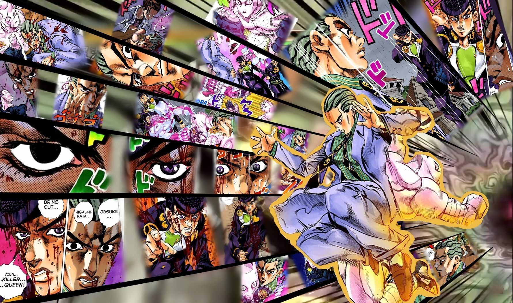 Jojo's Bizarre Adventure All Characters Wallpaper