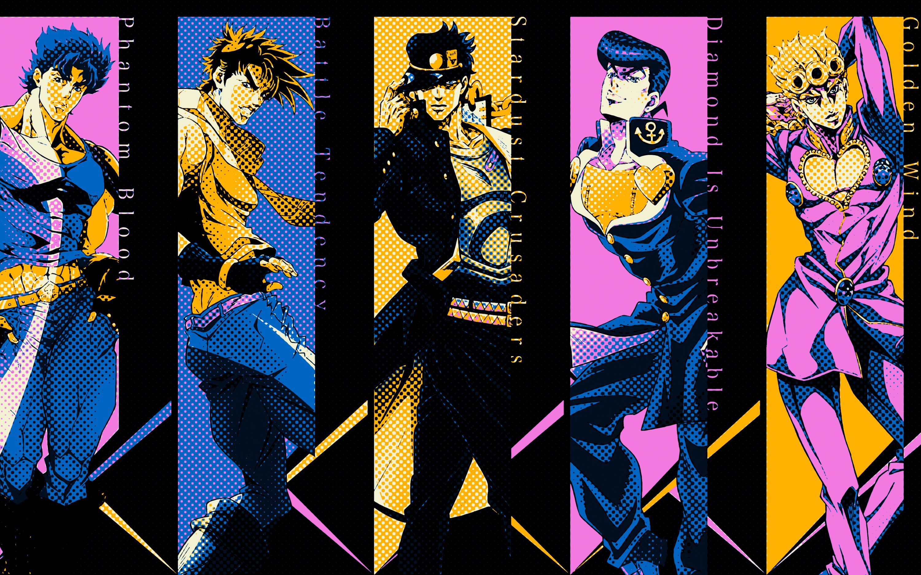 Resolution Jojo's Bizarre Adventure All Characters 3000x1875 Resolution Wallpaper