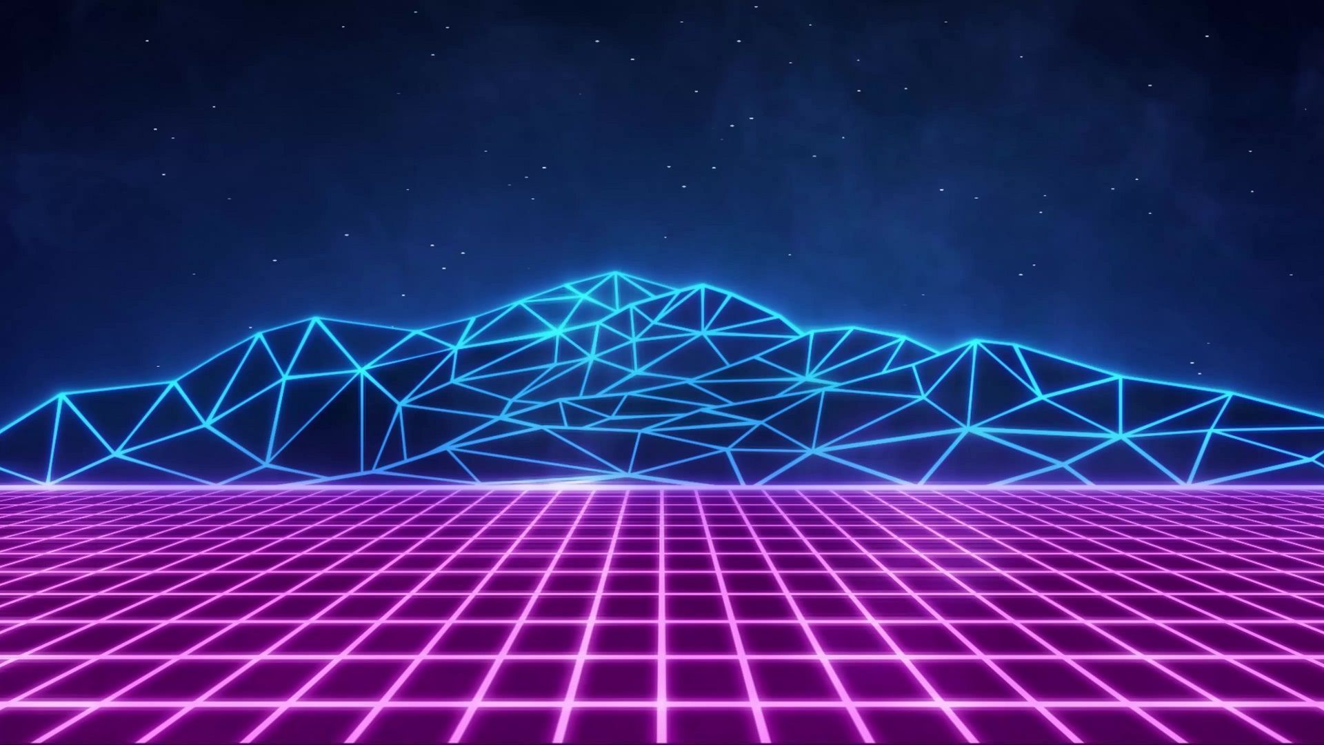 Synthwave Retro Grid Live Wallpaper - synthwave