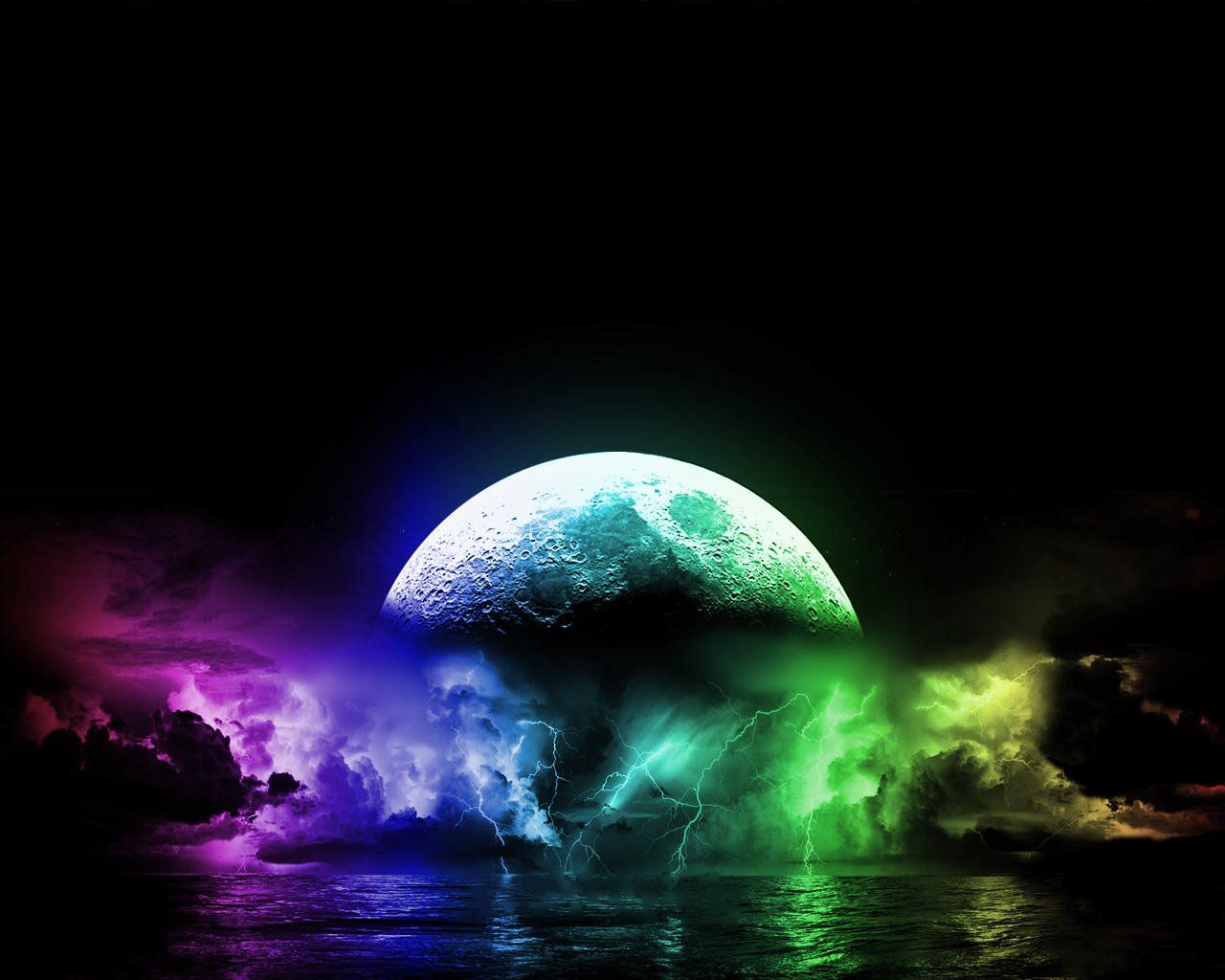 Free download Cool wallpaper download wallpaper A really cool and colorful moon [1280x1024] for your Desktop, Mobile & Tablet. Explore Really Cool Desktop Background. Really Cool Background, Really Cool - cool