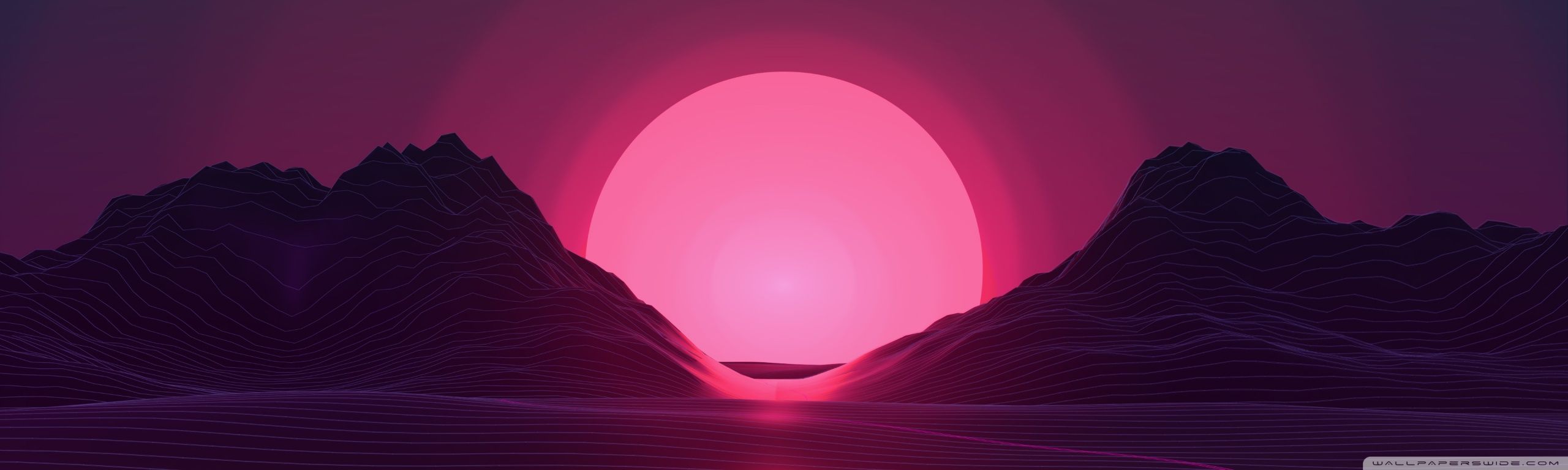 Synthwave Background Ultra HD Desktop Background Wallpaper for : Widescreen & UltraWide Desktop & Laptop : Multi Display, Dual & Triple Monitor : Tablet - synthwave