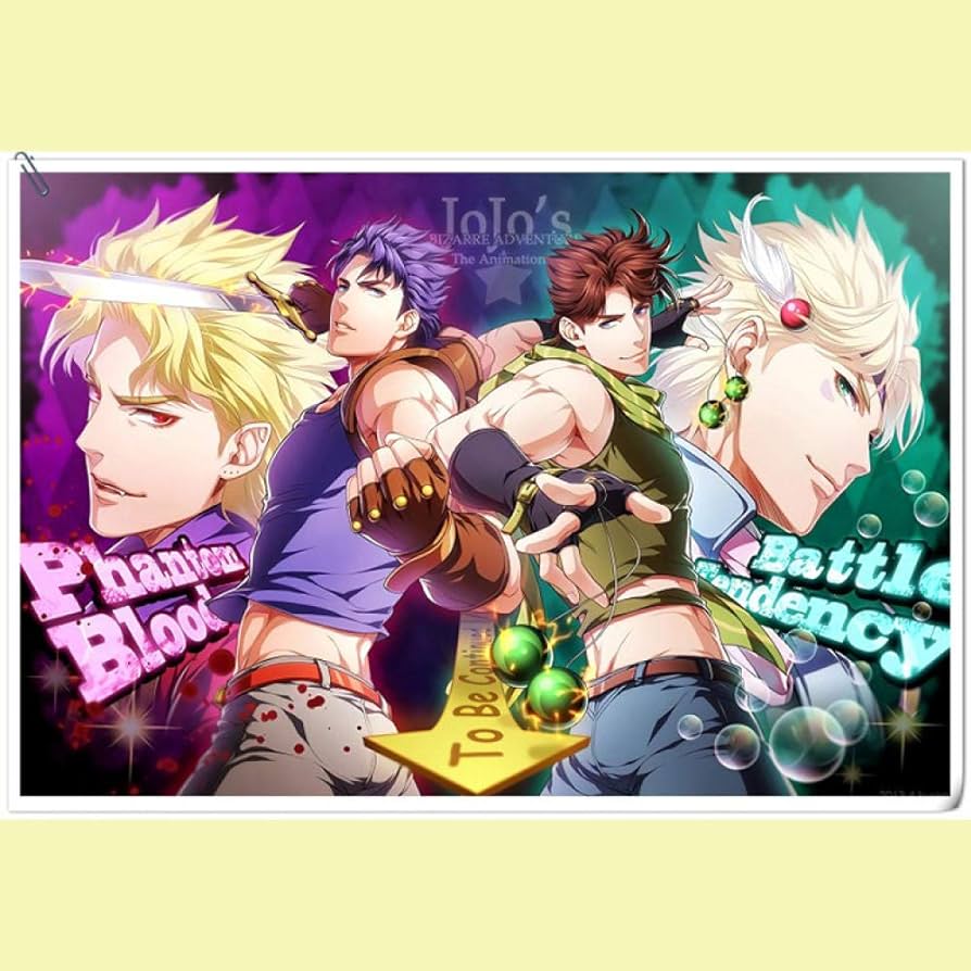 Wall Stickers JoJo's Bizarre Adventure Wallpaper Anime Wall Stickers Cartoon 90X60Cm Living Room Waterproof Self Adhesive B : : DIY & Tools