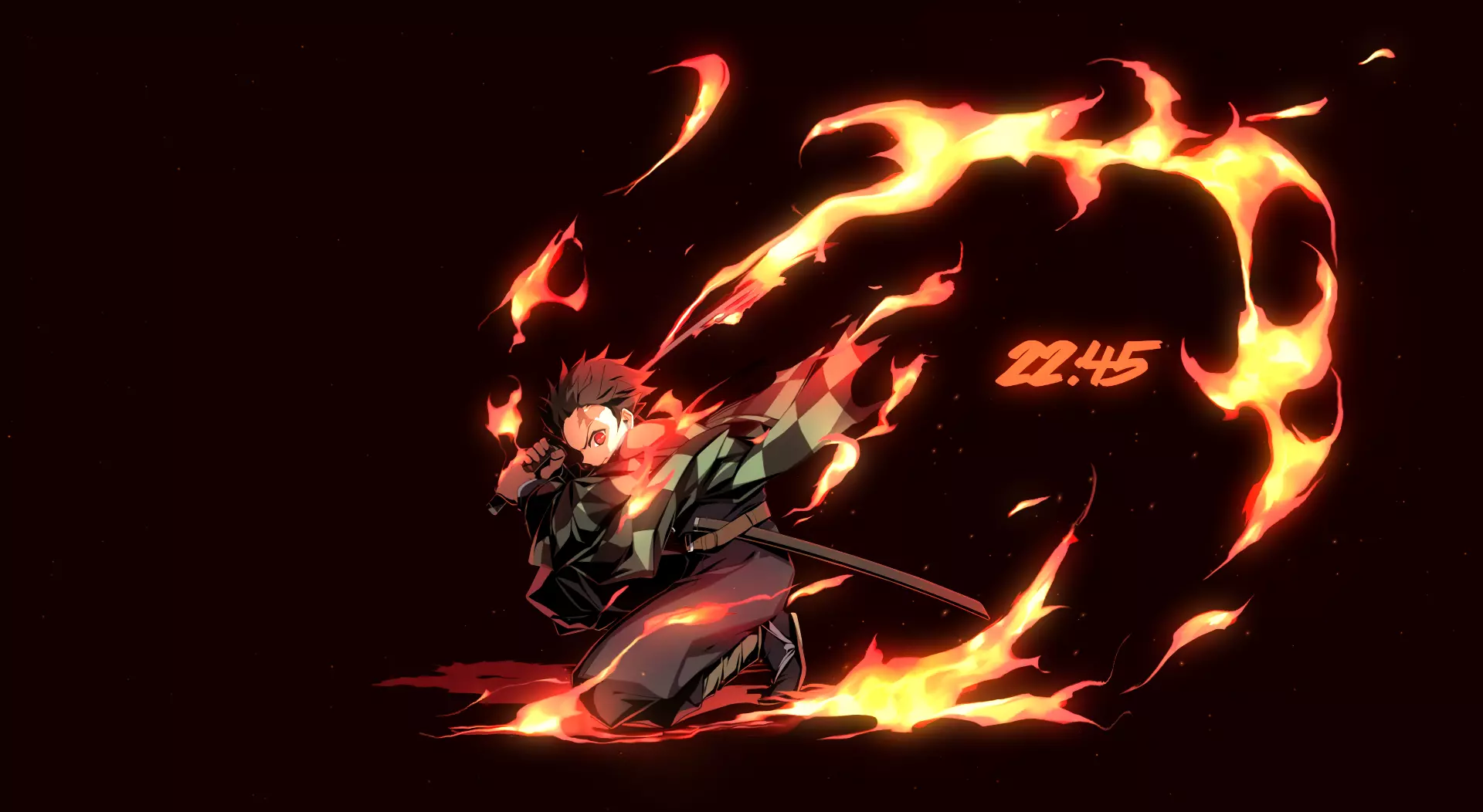 Live wallpaper Tanjiro Kamado Demon Slayer 4k DOWNLOAD