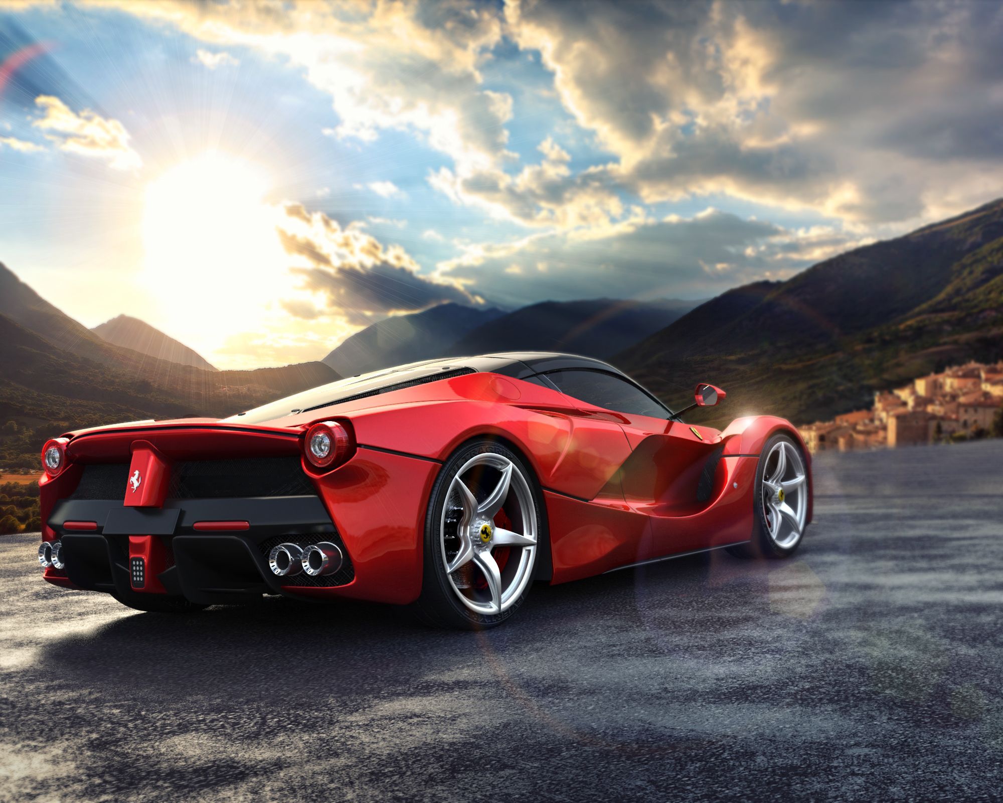 La Ferrari Rear View, HD Cars, 4k Wallpaper, Image, Background, Photo and Picture