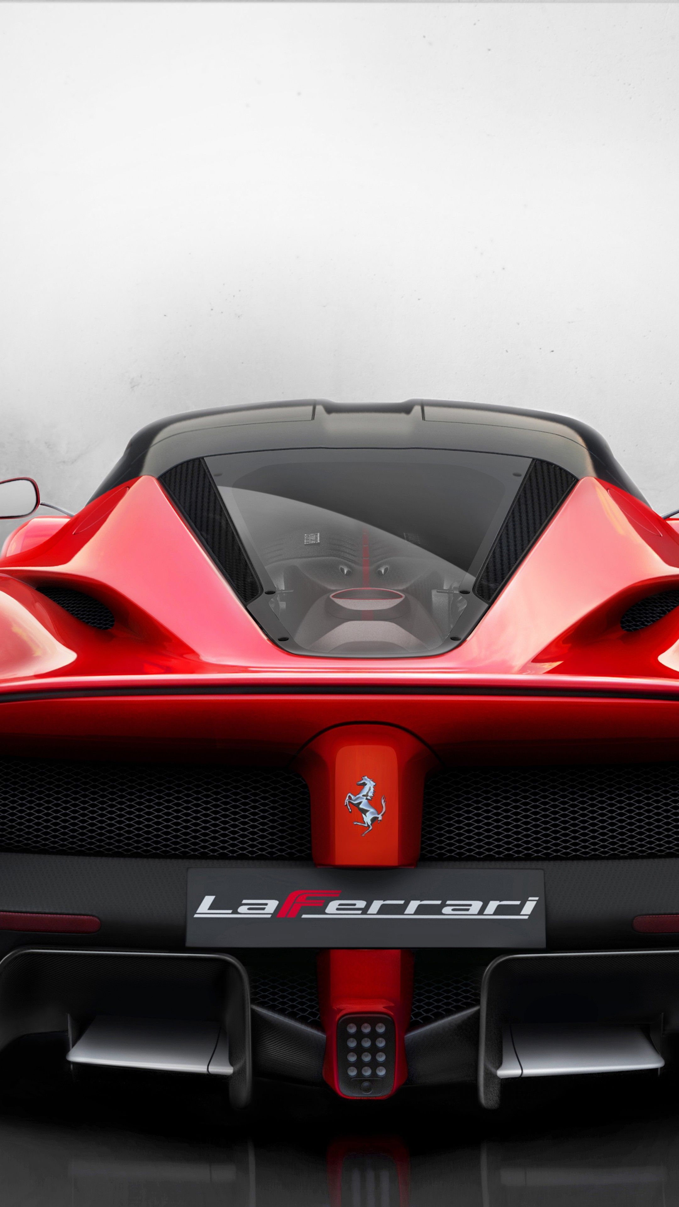 Wallpaper Ferrari LaFerrari, hybrid, sports car, Ferrari, supercar, F F limited edition, back, Cars & Bikes