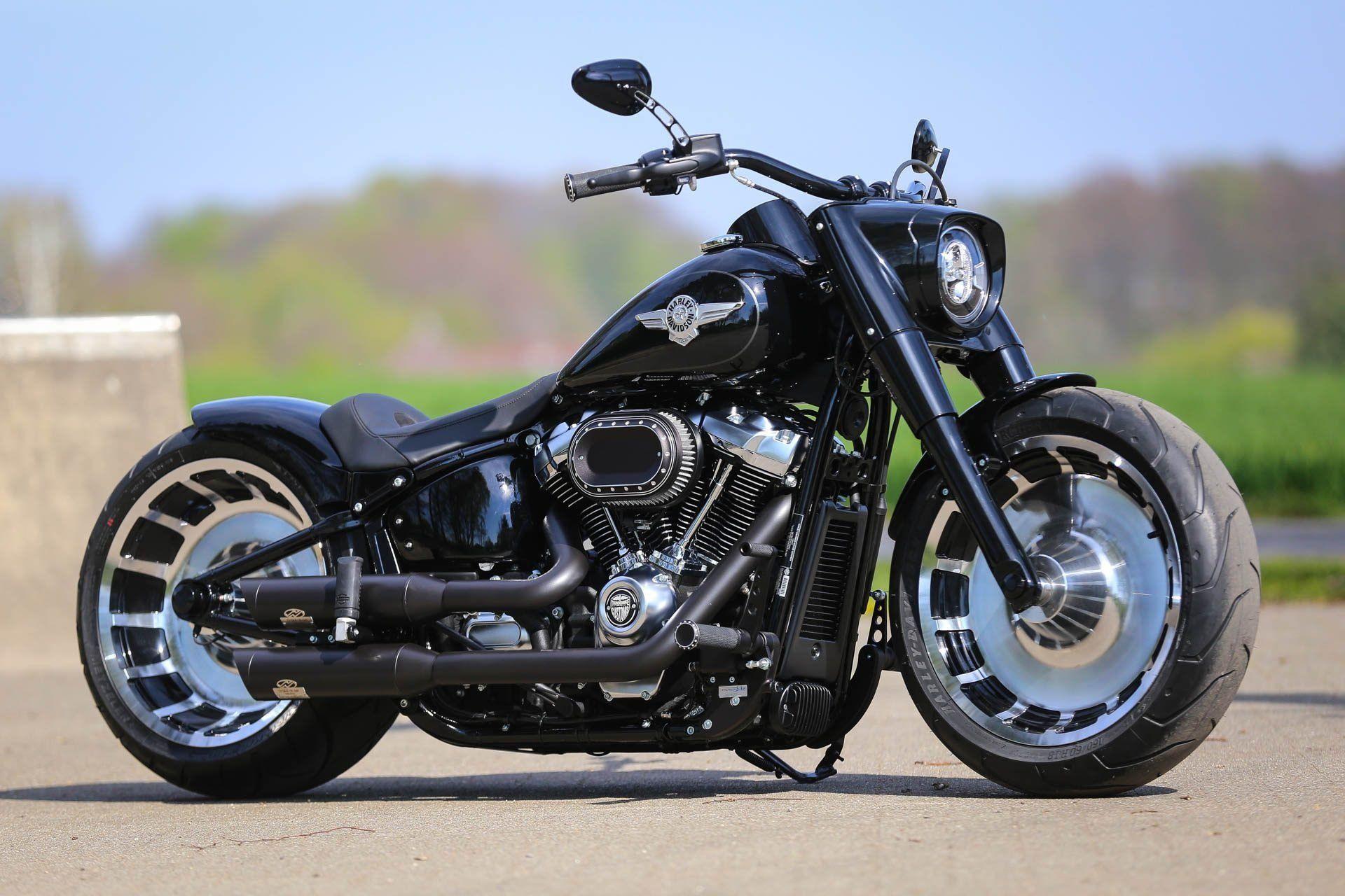 harley davidson fat boy wallpaper