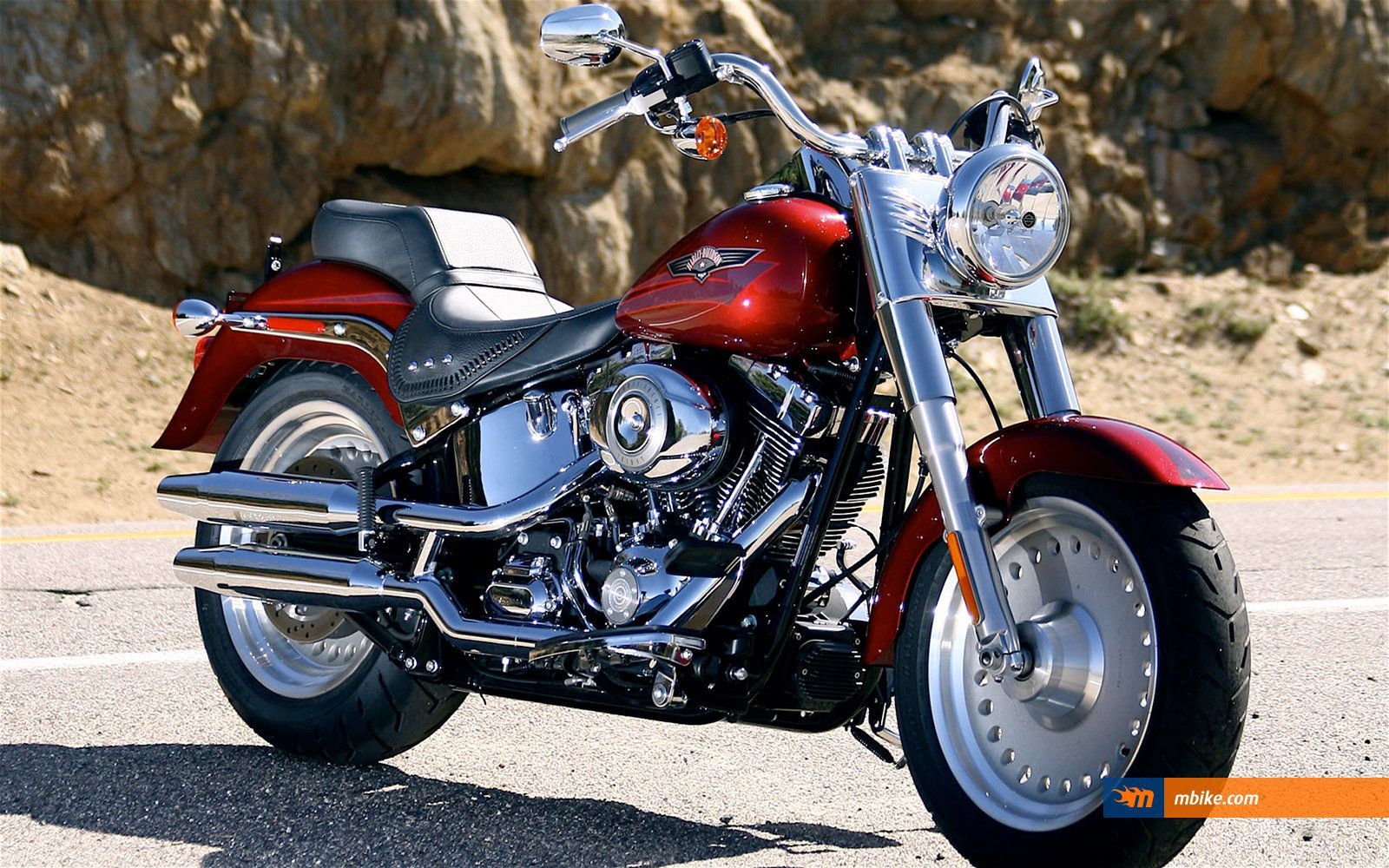 Harley Davidson FLSTF Fat Boy Wallpaper