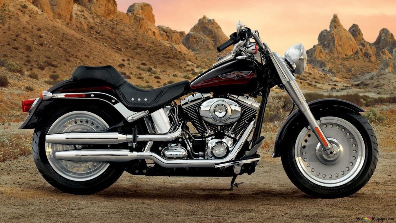 Harley Davidson Fat Boy 2012 HD Wallpaper Download