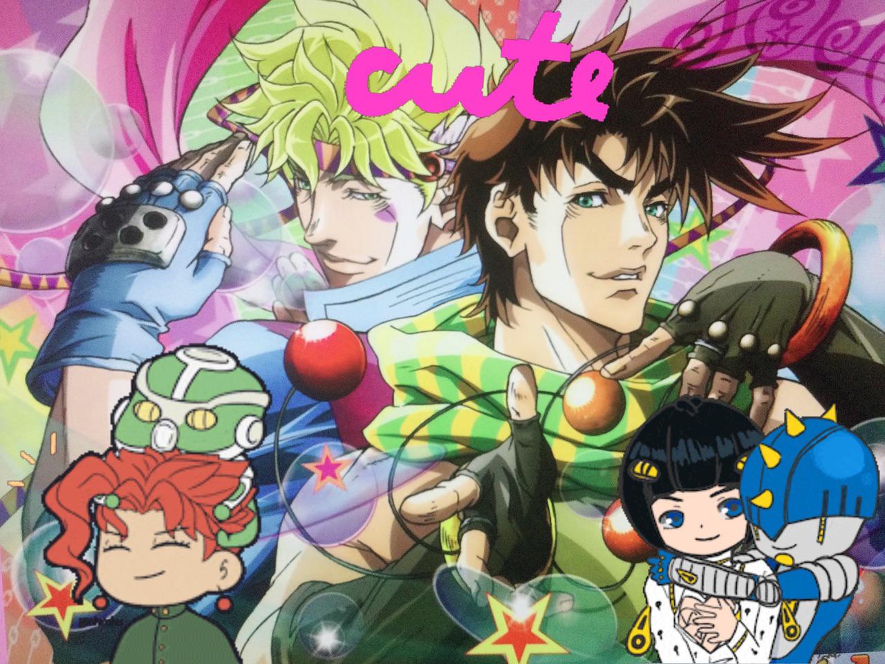 Here is my kawaii JoJo's Bizarre Adventure wallpaper I recently have on the computer's monitor