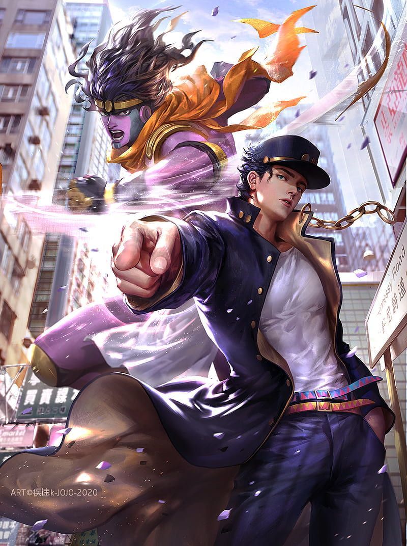 Jotaro 3D, hero, jojos bizarre adventure, star platinum, HD phone wallpaper