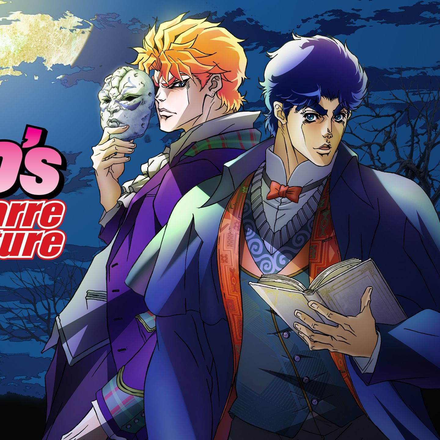 Resolution Dio Brando and Jonathan Joestar Jojo's Bizarre Adventure HD 1440x1440 Resolution Wallpaper