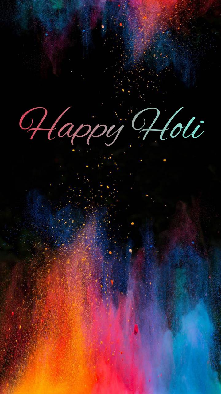 Happy Holi iPhone Wallpaper