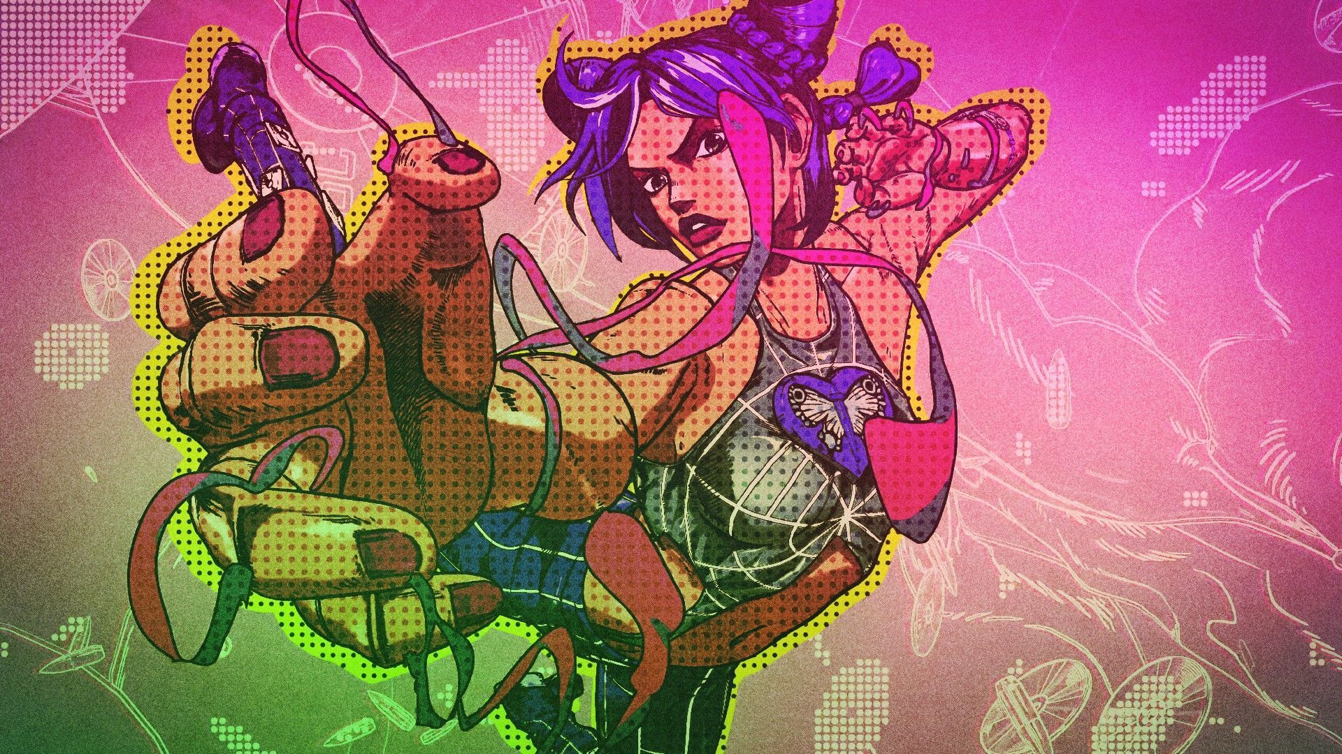 Jolyne Cujoh HD Jojo's Bizarre Adventure Wallpaper