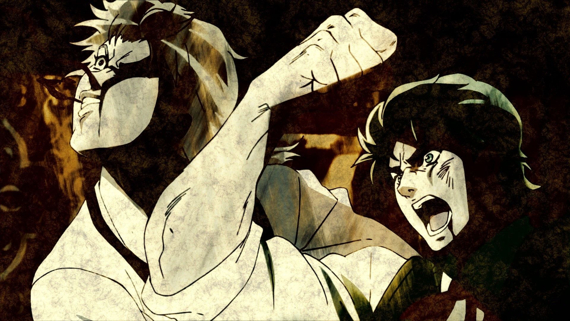 Wallpaper / Anime, 1080P, Dio Brando, Jonathan Joestar, Jojos Bizarre Adventure free download