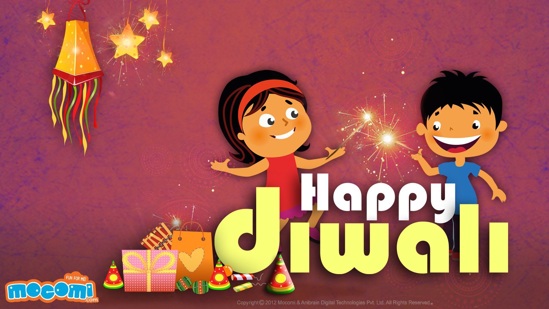 Happy Diwali Wallpaper for Kids