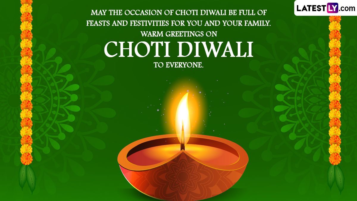 Happy Choti Diwali 2022 Image & HD Wallpaper for Free Download Online: Shubh Diwali Wishes, Festive Greetings, WhatsApp Messages & Quotes To Share on Naraka Chaturdashi