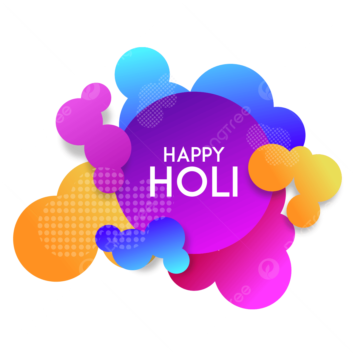 Happy Holi Festival Vector PNG Image, Happy Holi Color Festival Wallpaper, Holi Colorful Explosive, Holi, Holi Wallpaper PNG Image For Free Download