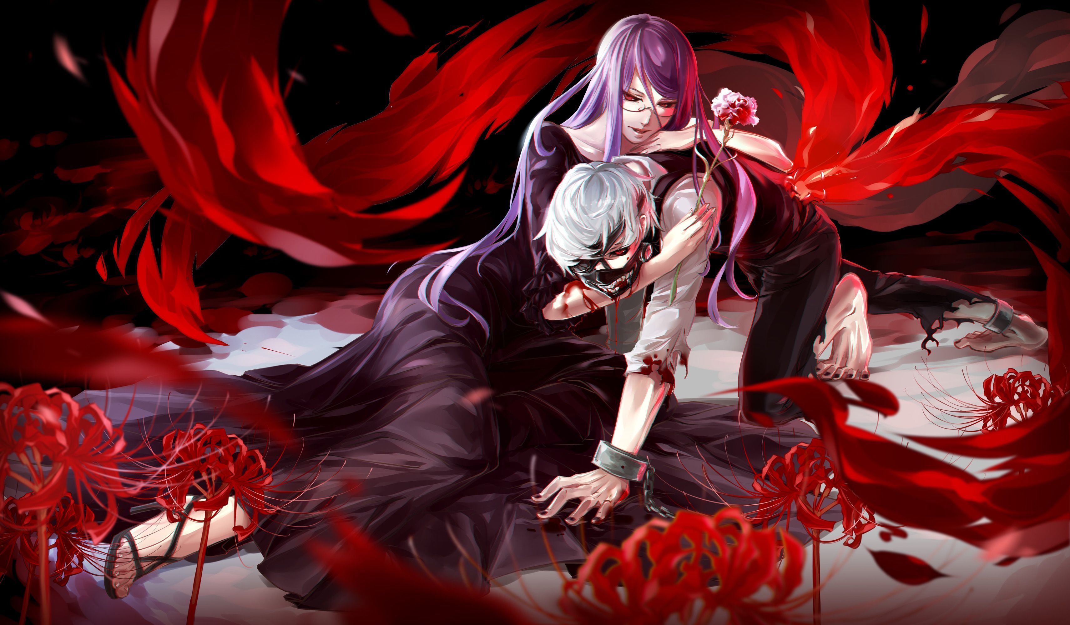 Characters from Tokyo Ghoul Anime Wallpaper