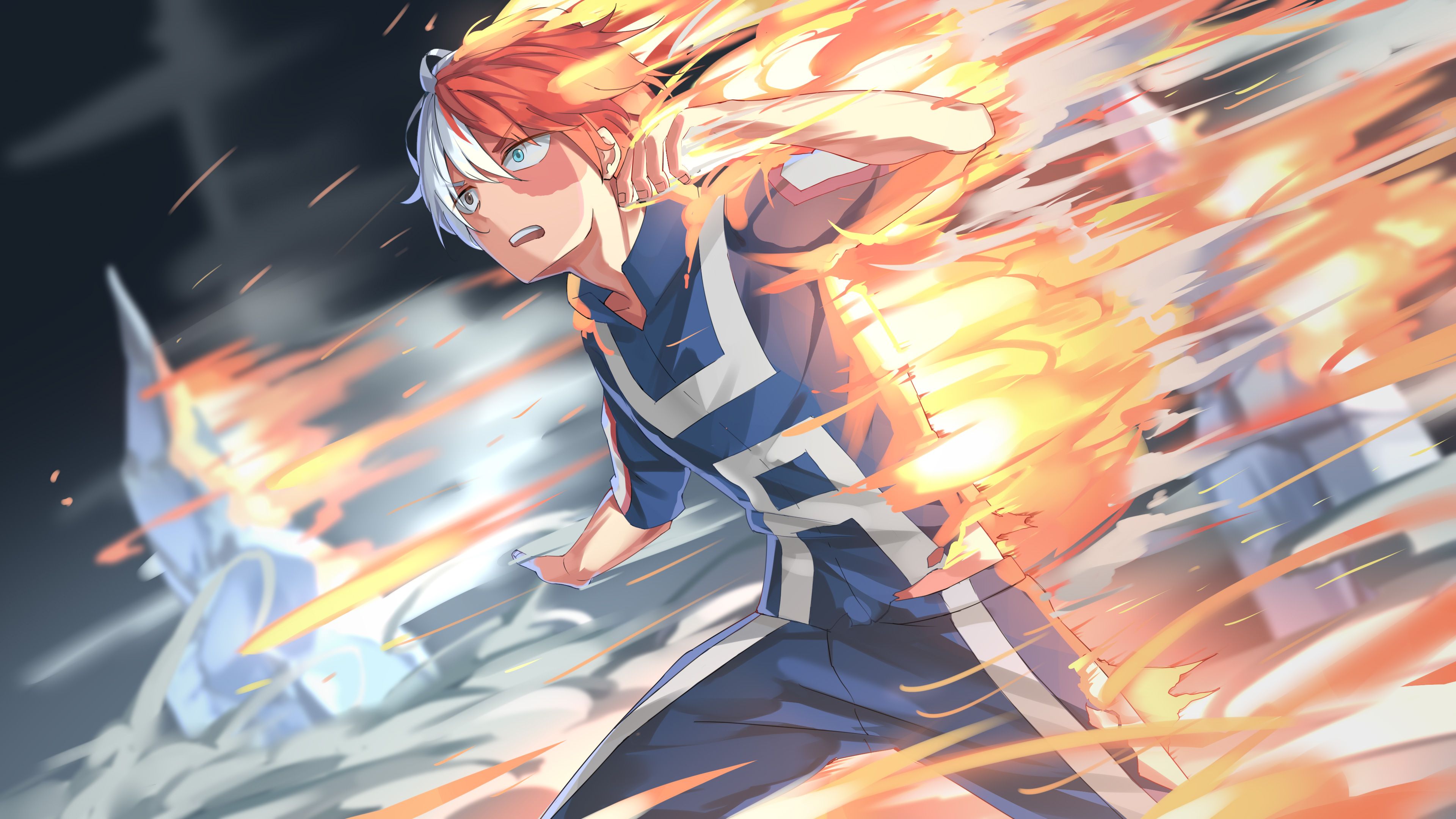 Shouto Todoroki My Hero Academia 4k, HD Anime, 4k Wallpaper, Image, Background, Photo and Picture