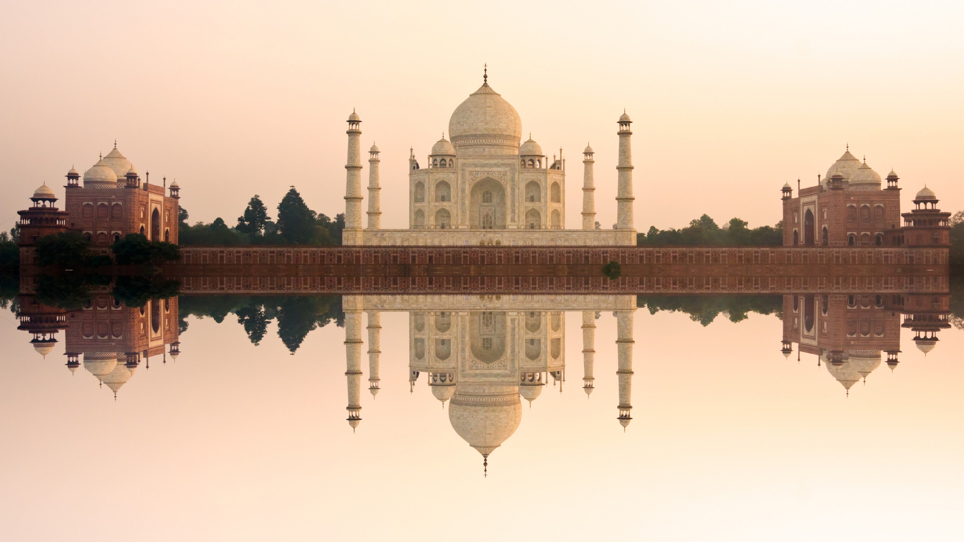 Wallpaper Taj Mahal, India, temple, castle, travel, tourism, Architecture