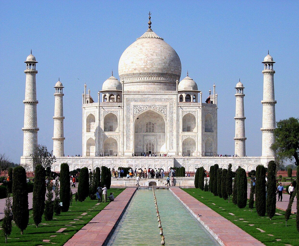 Taj Mahal in March