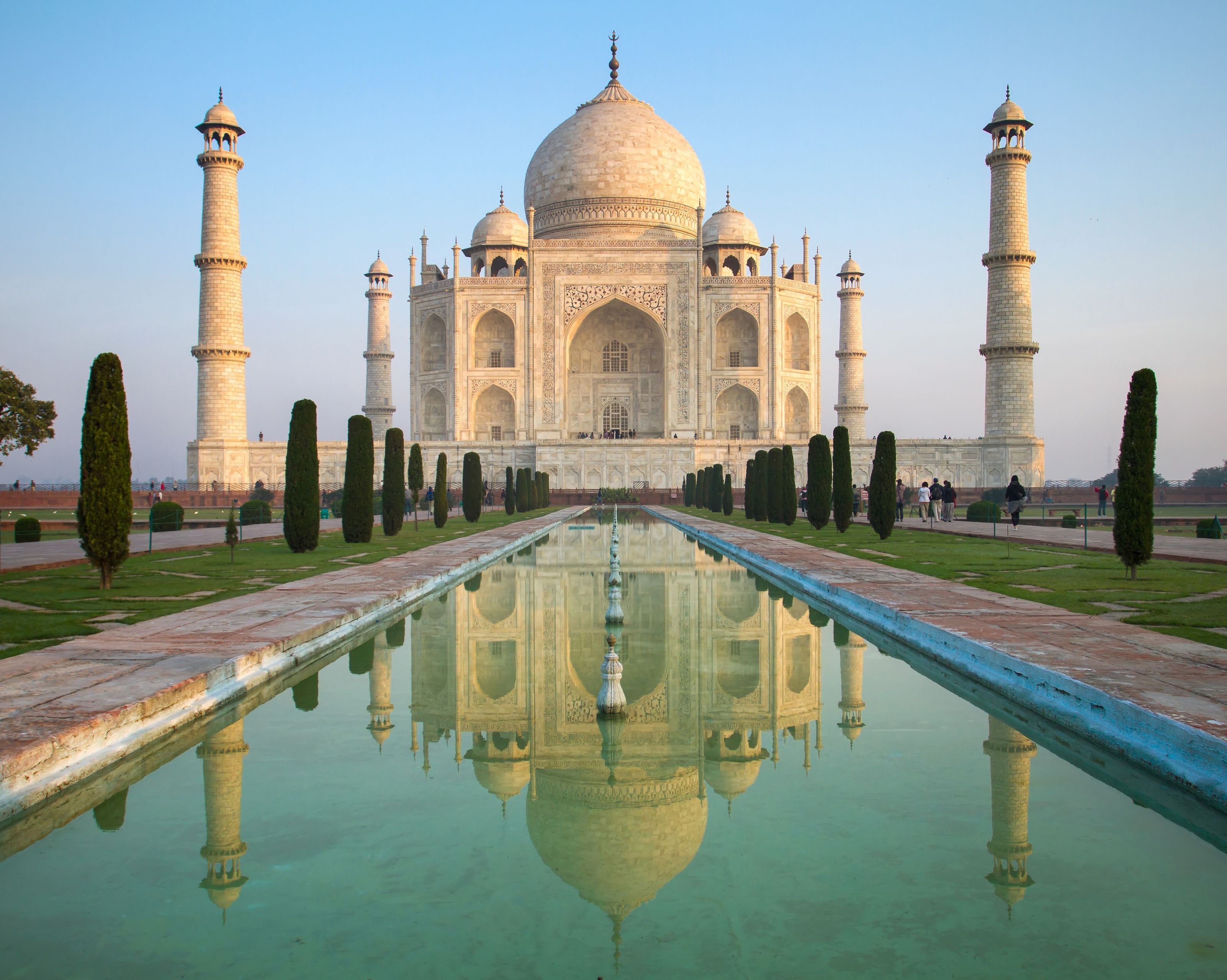 Calm Morning At Taj Mahal Wall Mural Your Way