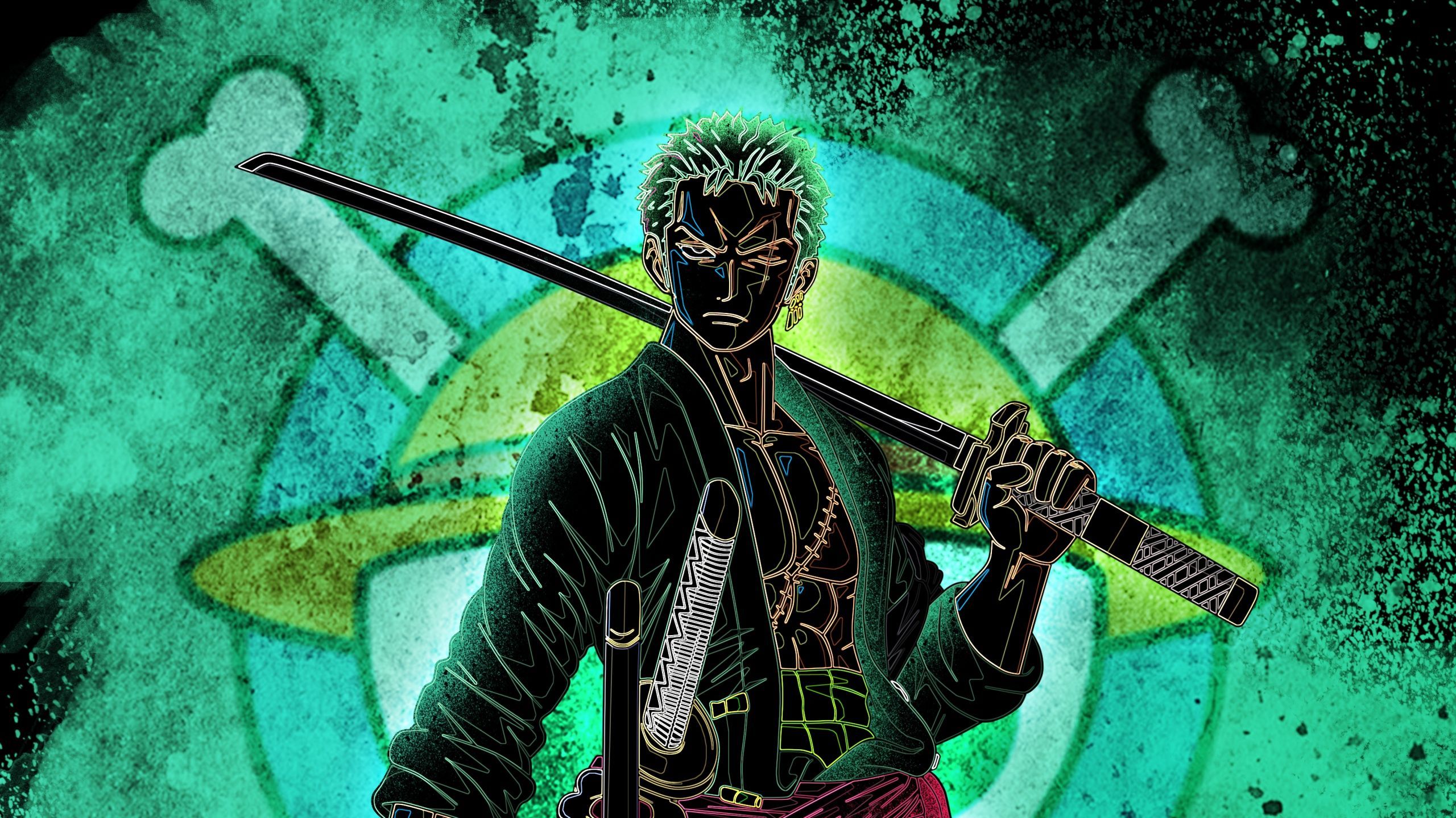 One Piece Wallpaper 4K, Roronoa Zoro, Straw Hat Pirates