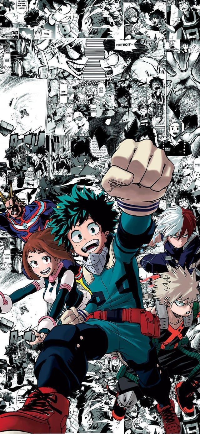 My Hero Academia Manga Pop Wallpaper