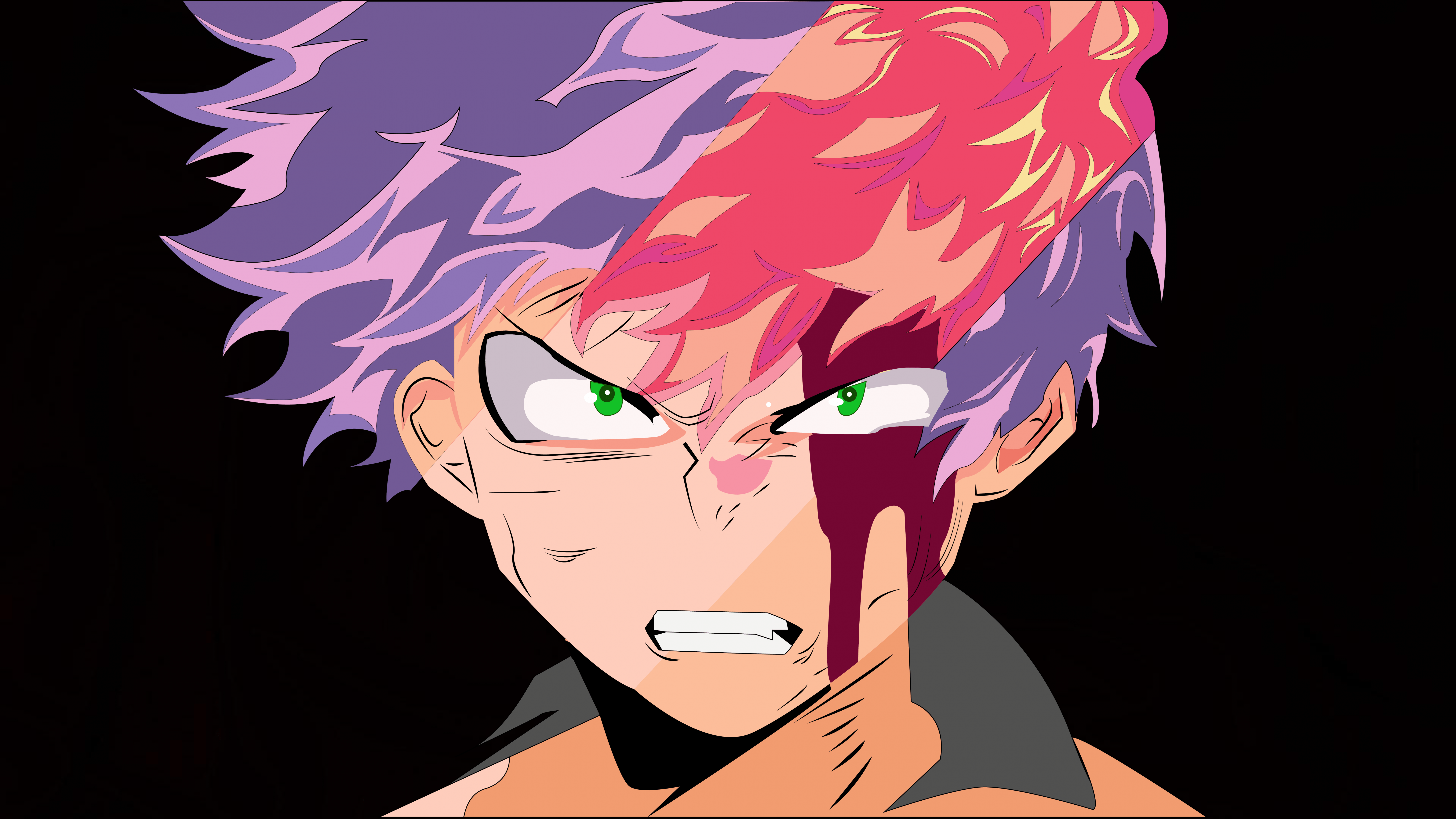 Shoto Todoroki Wallpaper 4K, My Hero Academia, 5K, 8K